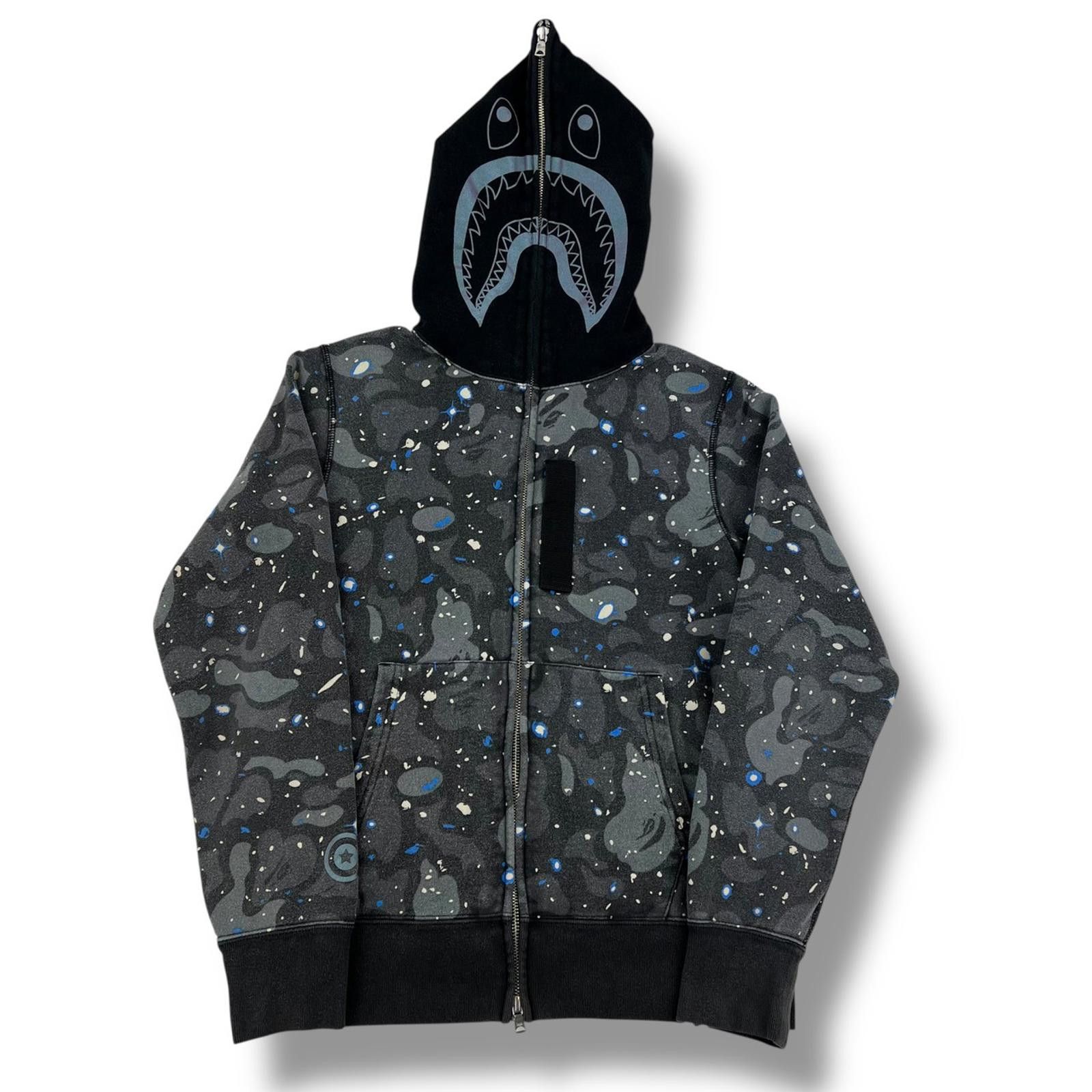Bape Bape Space Camo Shark Hoodie Size US S / EU 44-46 / 1 - 2 Thumbnail
