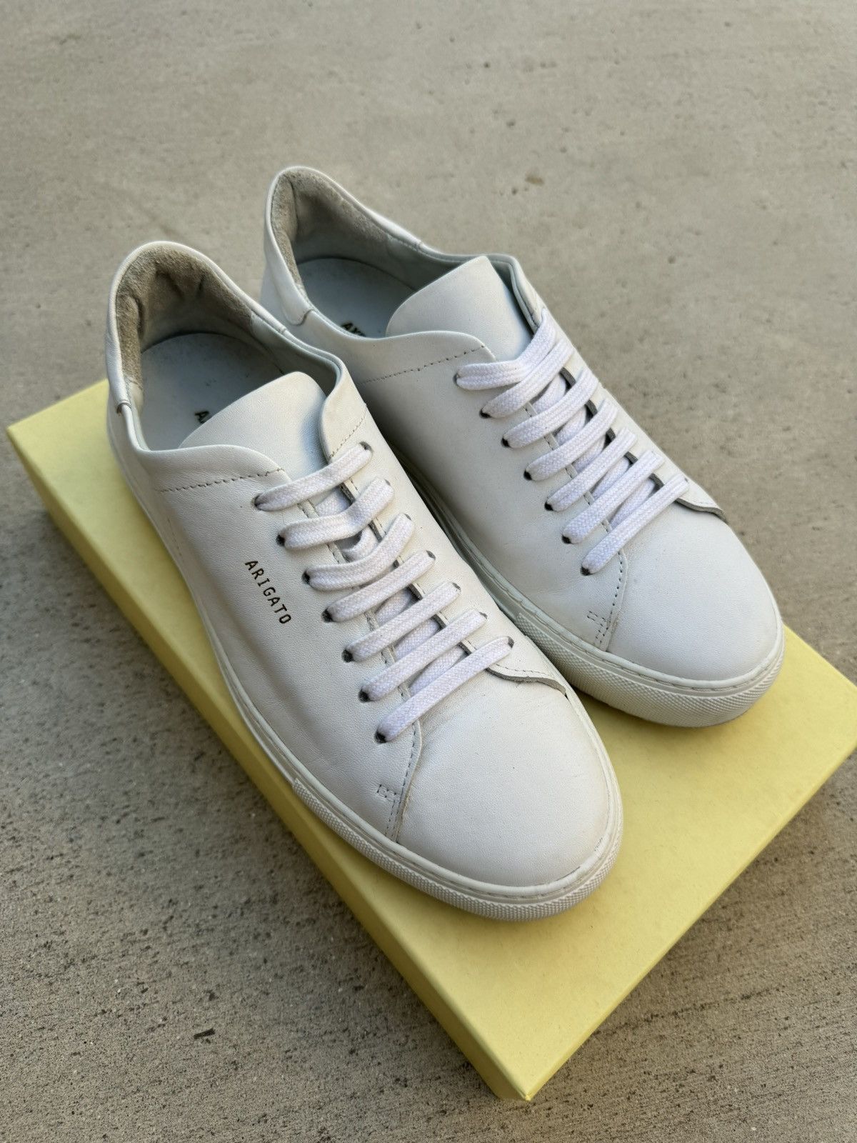 image of Axel Arigato Clean 90 Sneakers in White, Men's (Size 8)