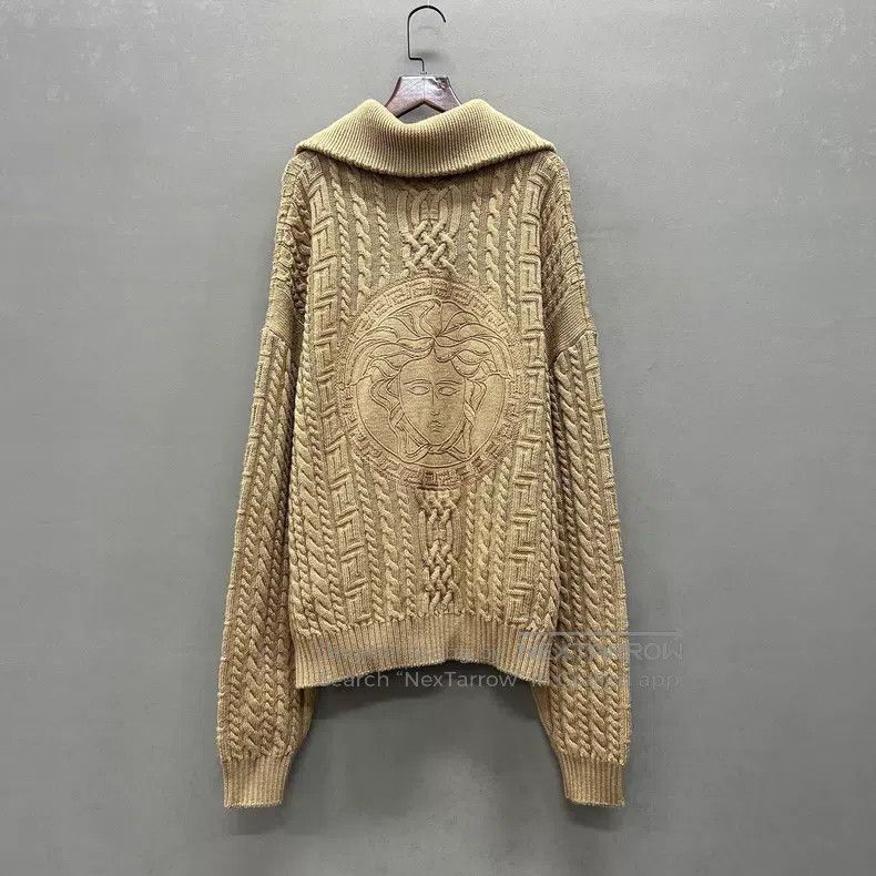 Versace Versace Cardigan long-sleeved sweater Size L / US 10 / IT 46 - 2 Thumbnail