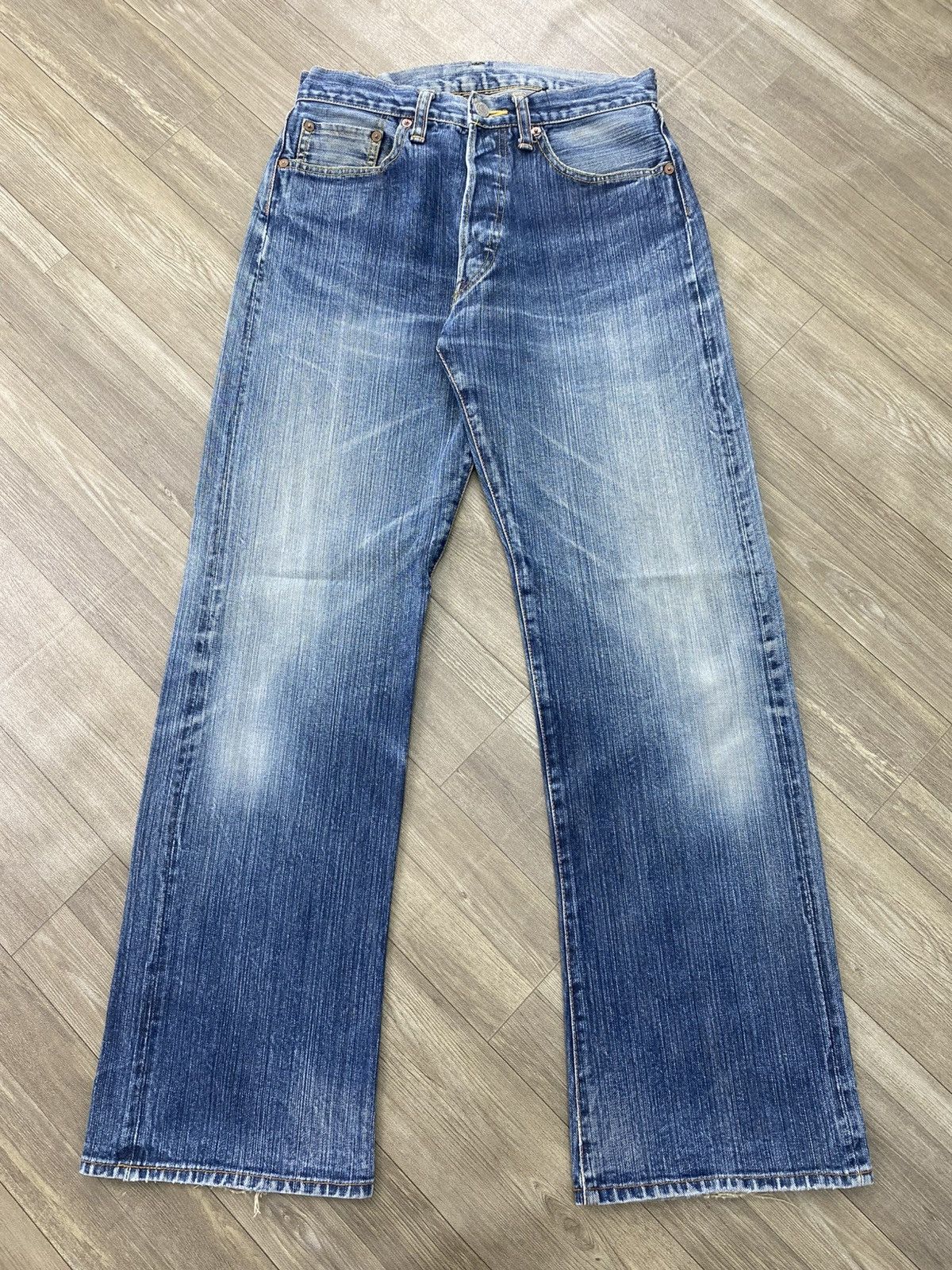 Studio D'Artisan 🇯🇵Vintage Studio D’artisan Japan Selvedge Distressed Jeans Size US 28 / EU 44 - 2 Thumbnail