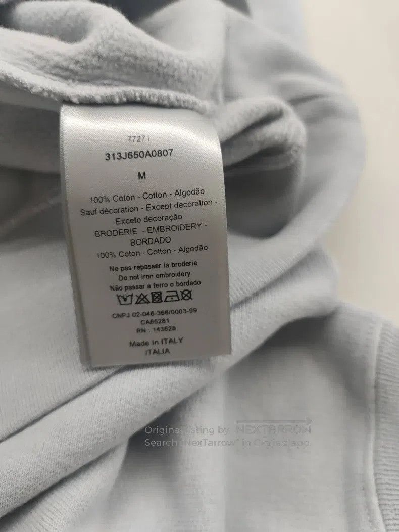 Dior Dior Sloan embroidery half-zipper sweatshirt Size US M / EU 48-50 / 2 - 4 Thumbnail