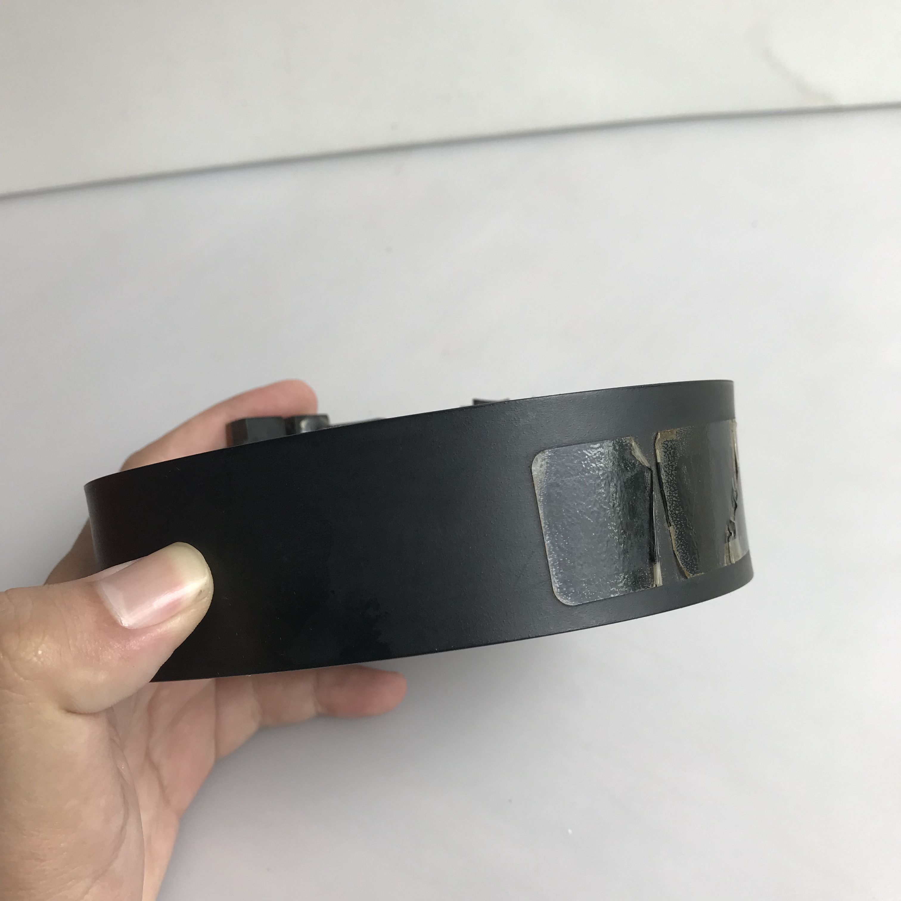 Japanese Brand Vintage Old School Black Id Leather Black Belt urahara scene Size ONE SIZE - 4 Thumbnail