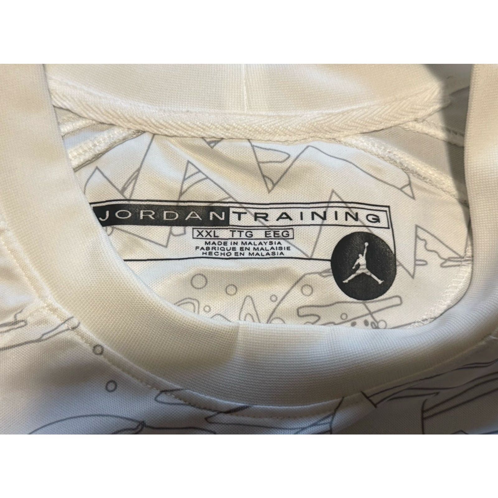 Jordan Brand Jordan Training White Long Sleeve Crew Neck Sz XXL NWT Size US XXL / EU 58 / 5 - 7 Thumbnail