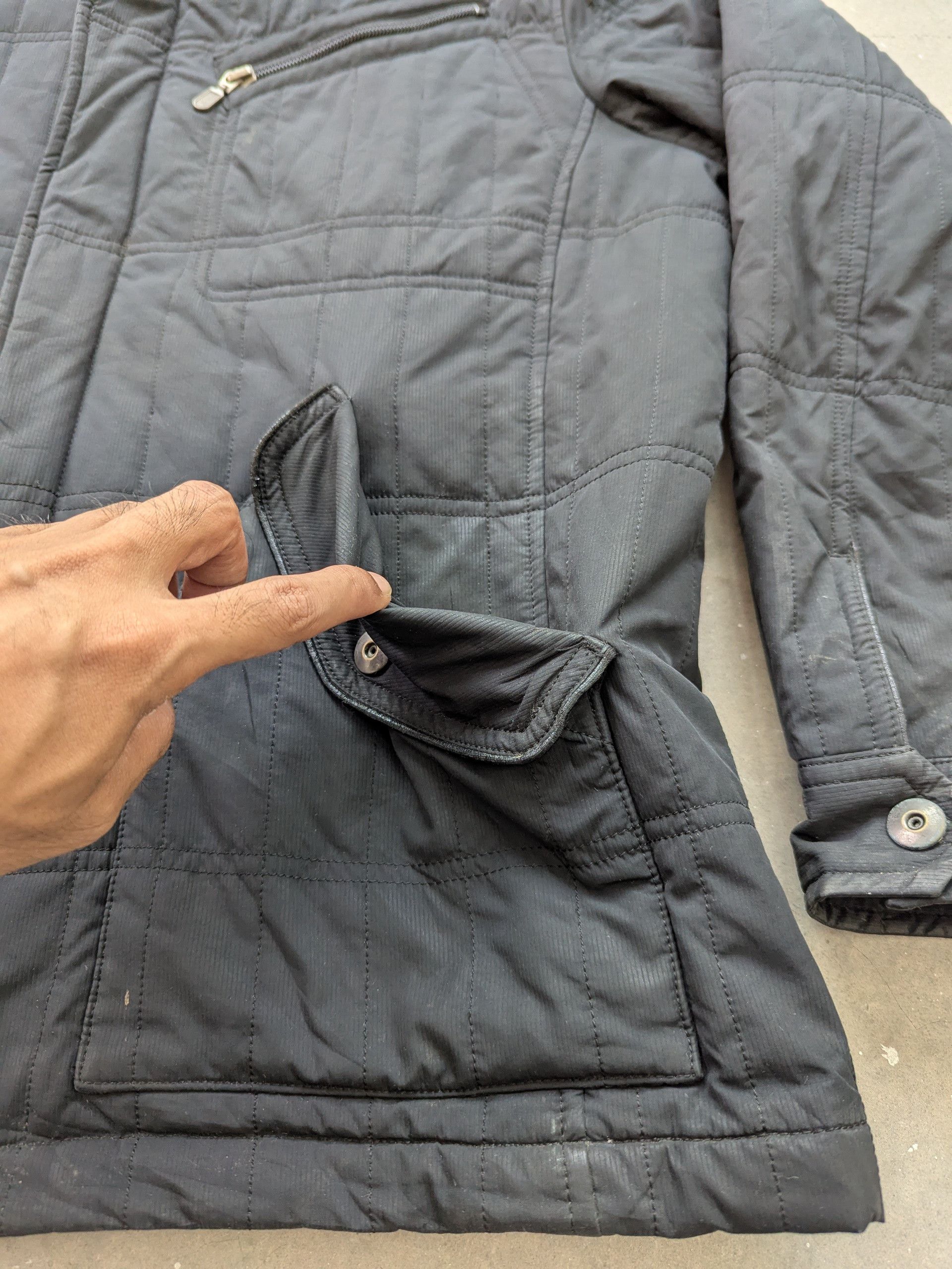 ALAIN DELON × Japanese Brand × Vintage Vintage 1990s Alain Delon Quilted Utility Jacket Size US L / EU 52-54 / 3 - 7 Thumbnail
