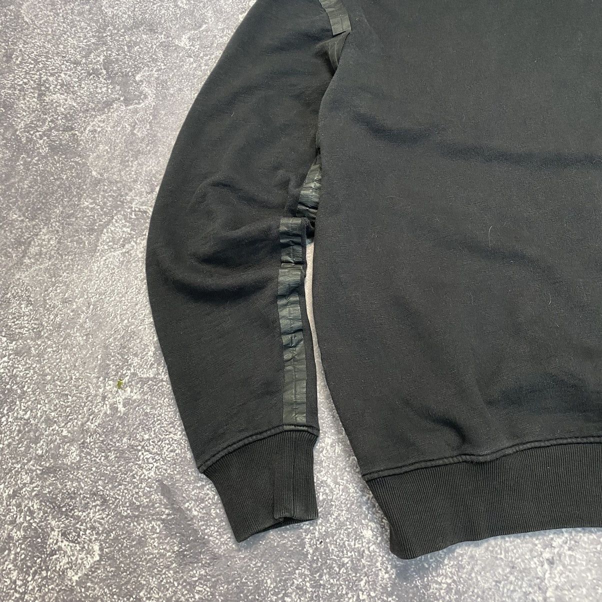 Allsaints Designer All Saints small basic logo faded black sweatshirt Size US M / EU 48-50 / 2 - 5 Thumbnail