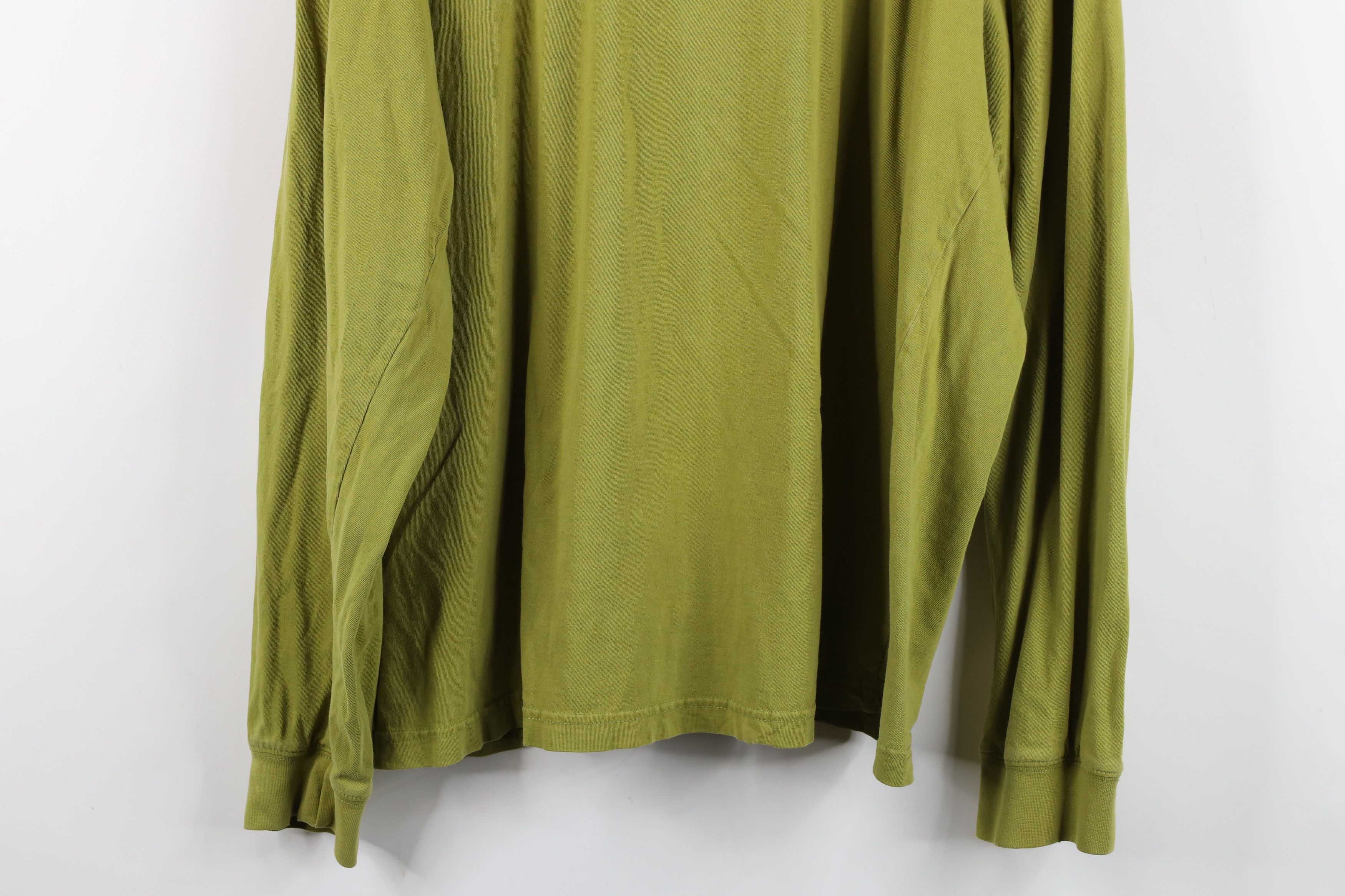 Eddie Bauer Vintage 90s Eddie Bauer Blank Cotton Long Sleeve T-Shirt Size US L / EU 52-54 / 3 - 15 Thumbnail