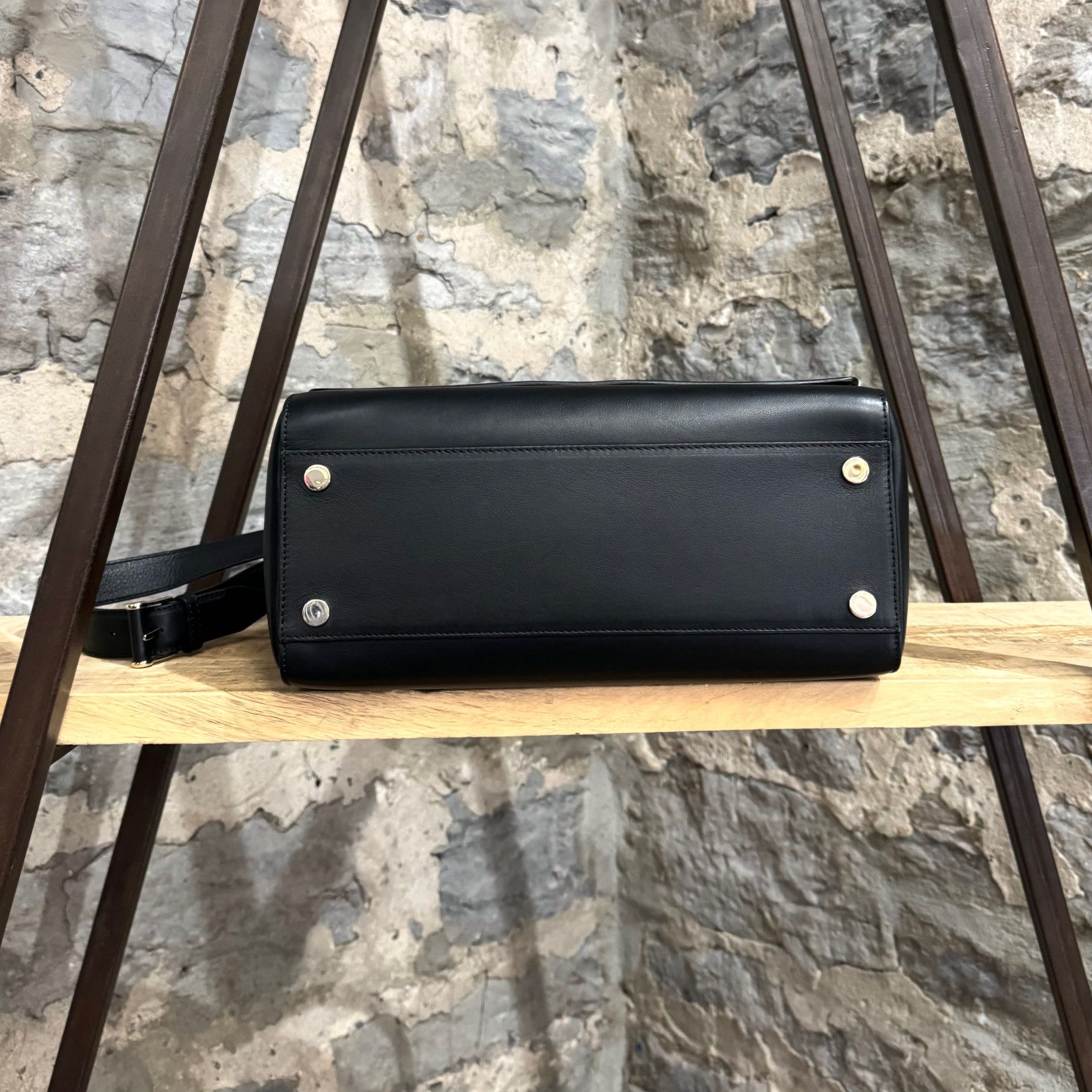 Max Mara Max Mara Black Leather Ottelia J Bag Size ONE SIZE - 5 Thumbnail