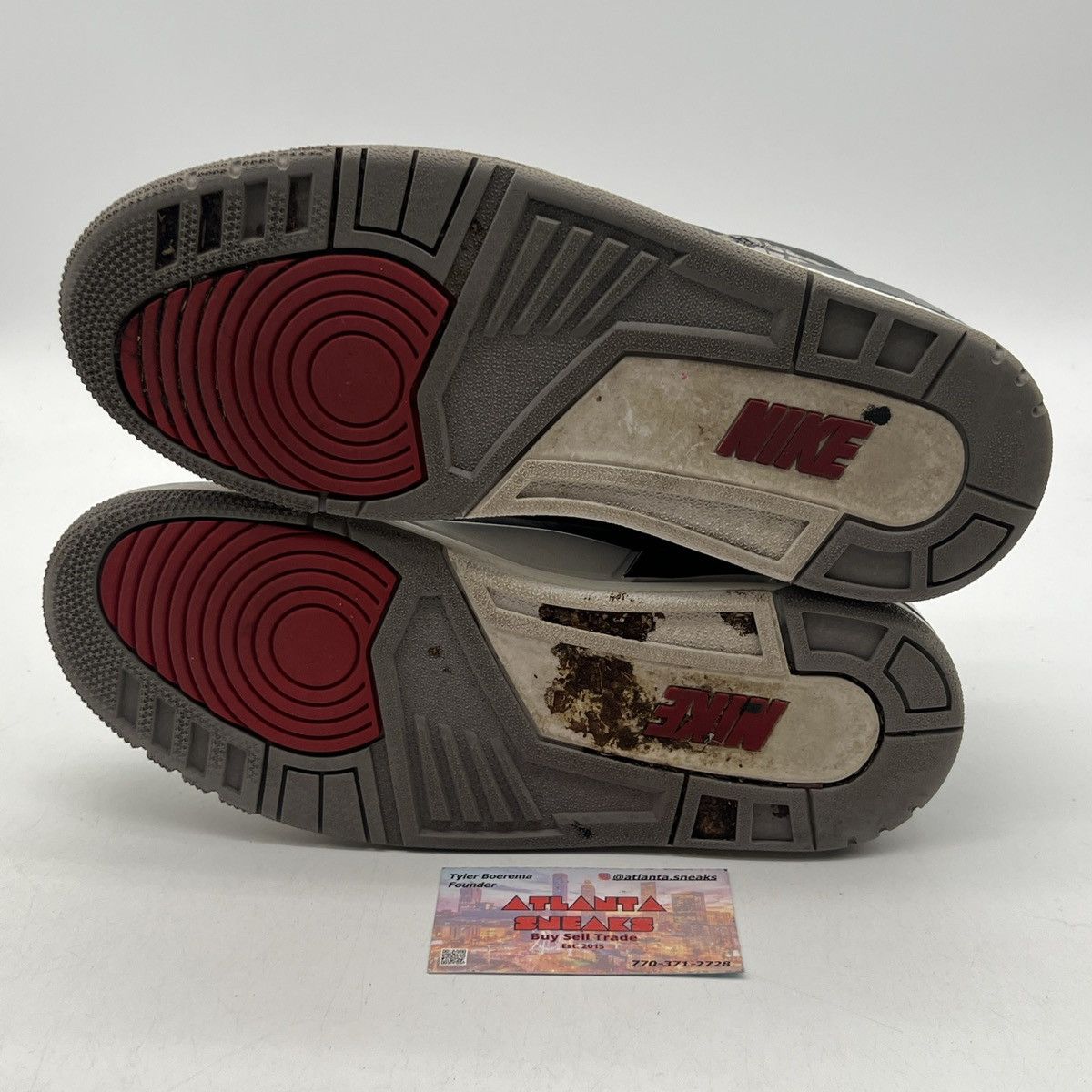 Jordan Brand Air Jordan 3 Black Cement Size US 8.5 / EU 41-42 - 7 Thumbnail