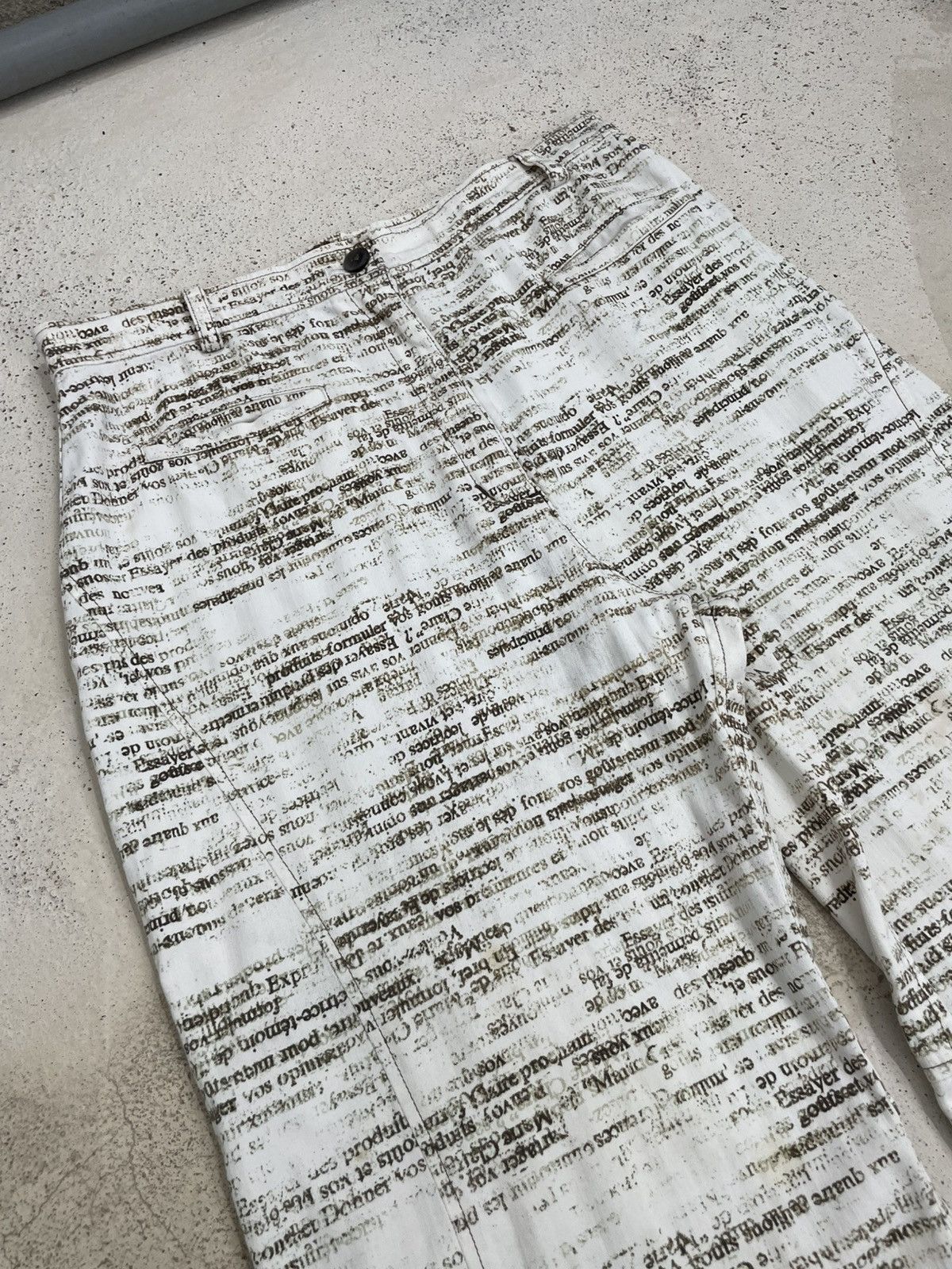 Hysteric Glamour × Japanese Brand Harpers Bigot Poem Y2K Archive Collection Wide Leg Size US 28 / EU 44 - 3 Thumbnail