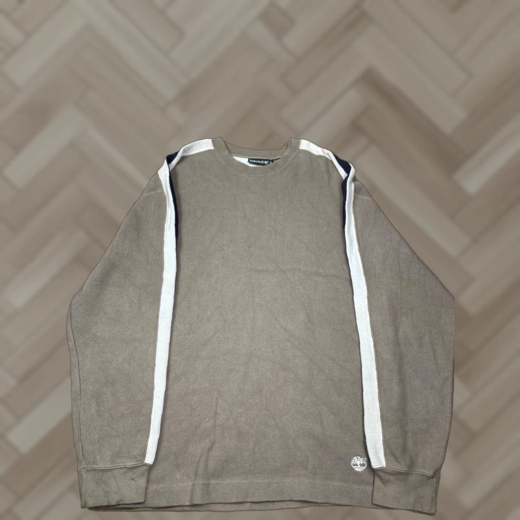 Timberland Timberland Mens Pullover Sweater M Tan Beige Crew Neck Long Sleeve Casual Knit Shirt Men M Beige Pullover Sweater Timberland Mens Size US M / EU 48-50 / 2 - 1 Thumbnail