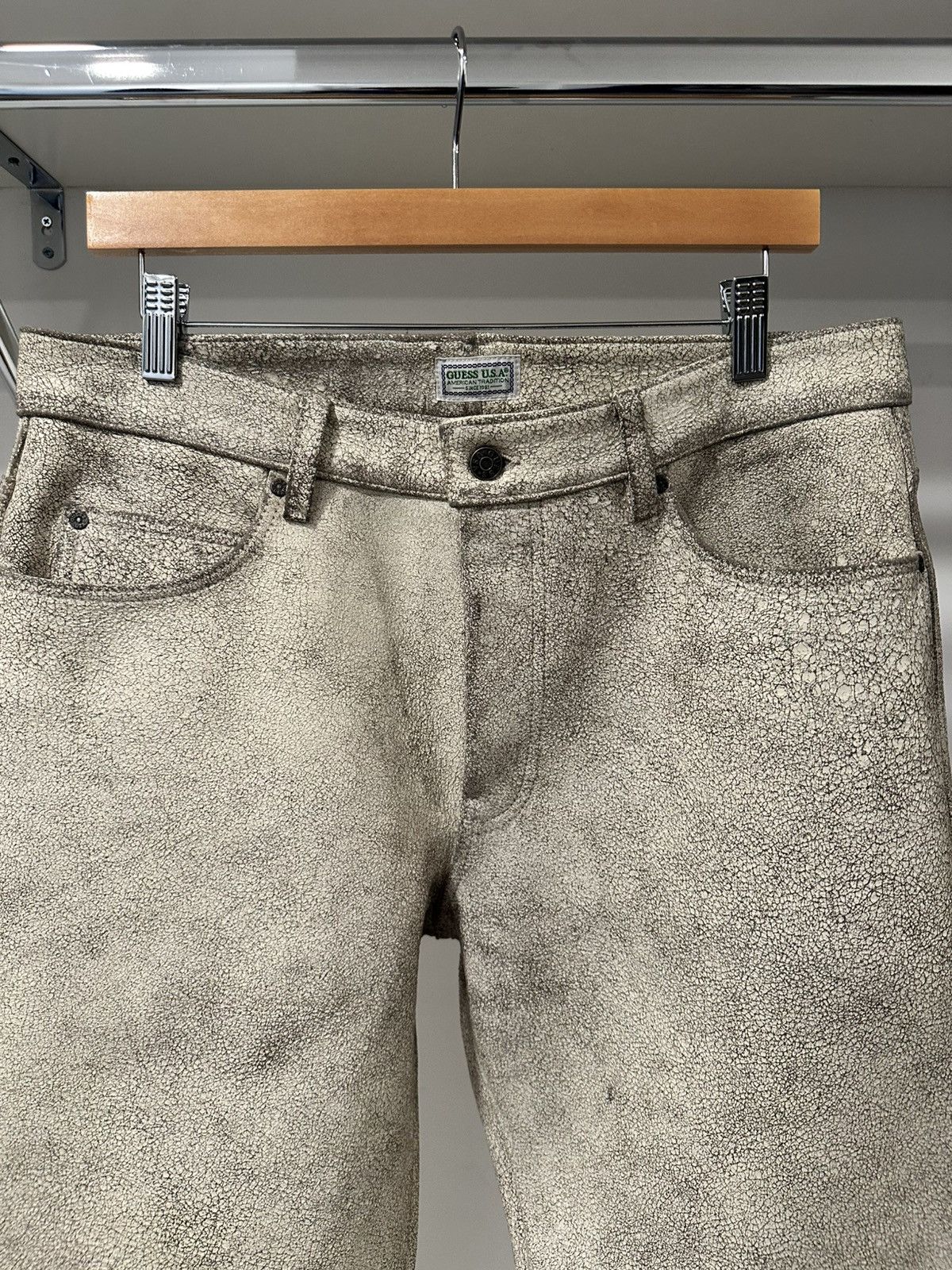 Guess Mens Guess Leather Pants Size US 32 / EU 48 - 2 Thumbnail