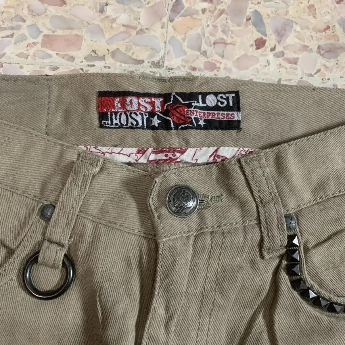 Japanese Brand × Lost Enterprises × Vintage STEALS 💥 VINTAGE LOST TROUSERS BAGGY SPIKE PANTS Size US 29 - 6 Thumbnail