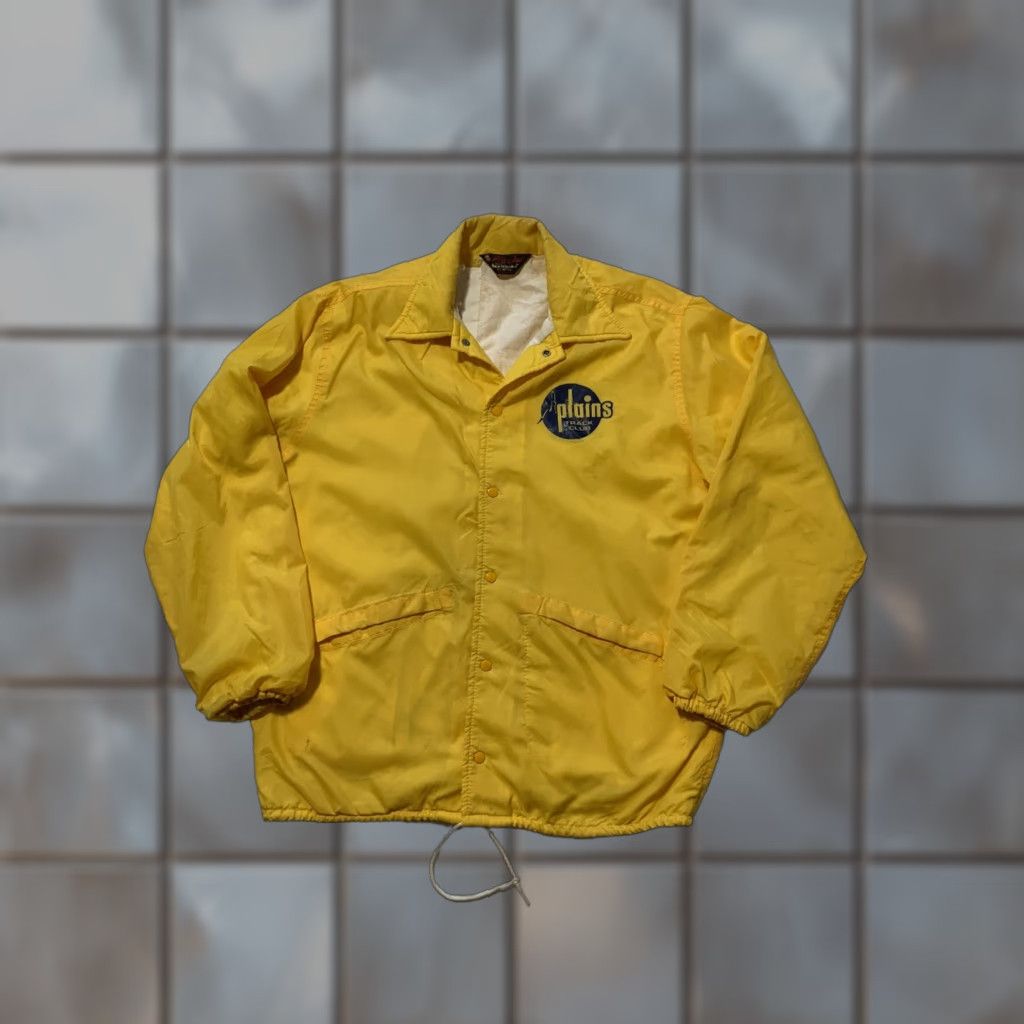 Dunbrooke VINTAGE Dunbrooke Pla-Jac Windbreaker Jacket Yellow Sz. M 1980s Nylon Snap Button Size US M / EU 48-50 / 2 - 1 Thumbnail