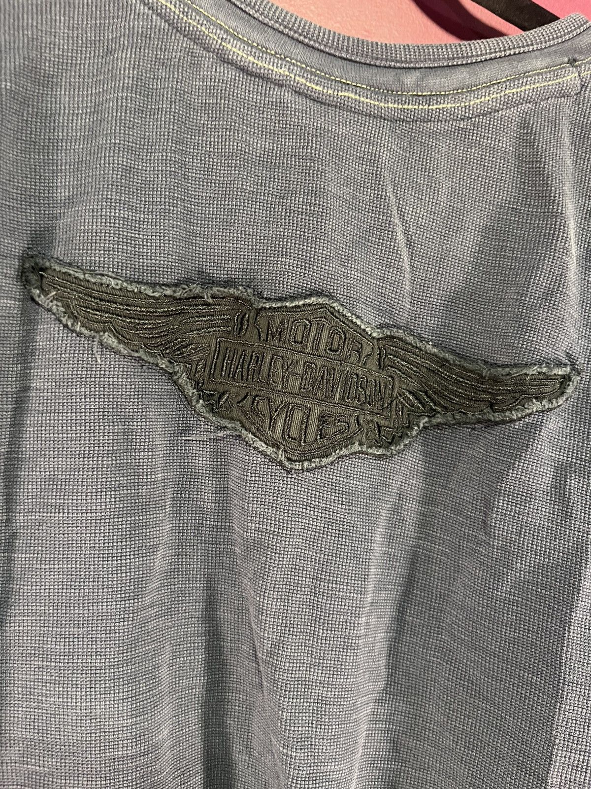 Harley Davidson Harley distressed patch long sleeve Size US XL / EU 56 / 4 - 7 Thumbnail