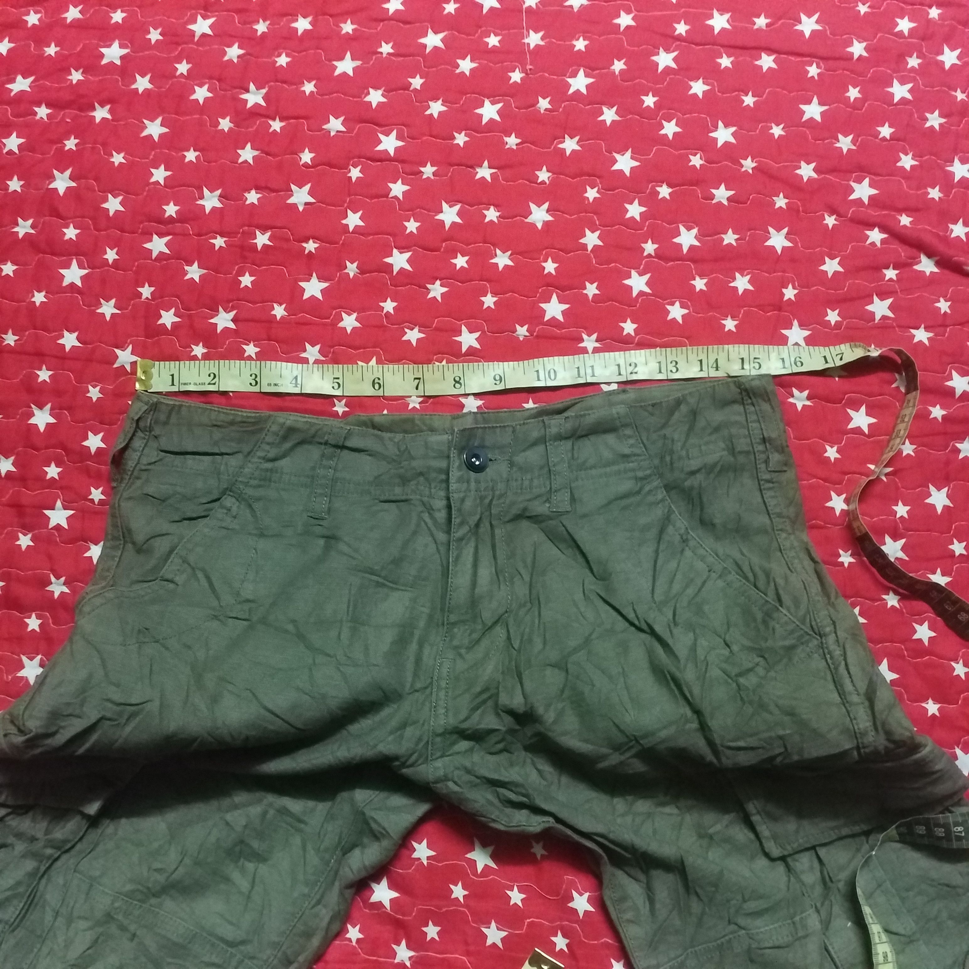 Japanese Brand army green cargo urban work trousers Size US 31 - 5 Thumbnail