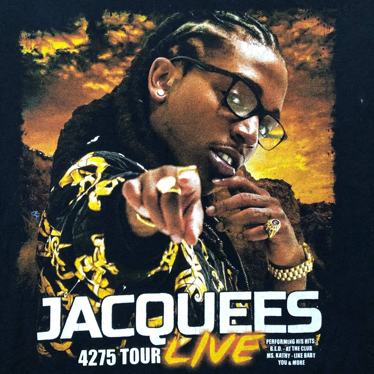 Rap Tees T409 JACQUEES 4275 LIVE TOUR TEE Size US XL / EU 56 / 4 - 4 Thumbnail