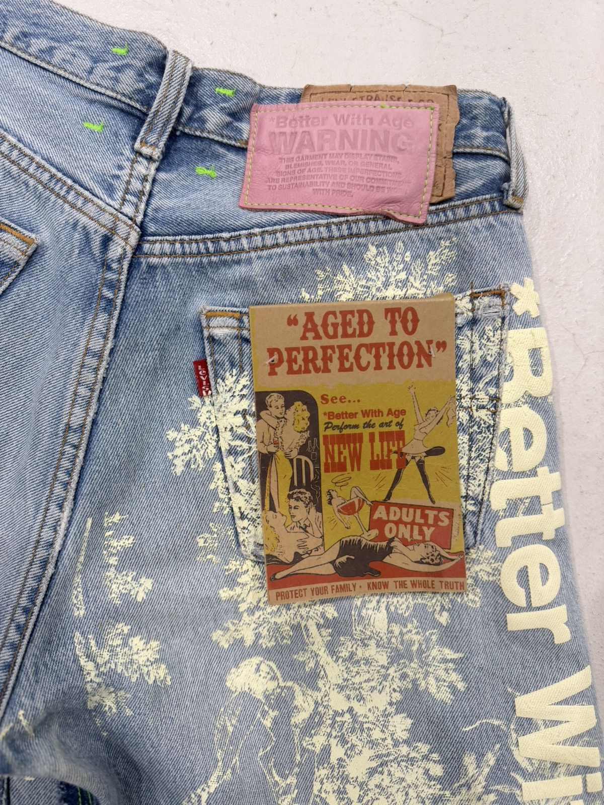 Better With Age BETTER WITH AGE ‘TERESA DBL’ DENIM SHORTS Size US 30 / EU 46 - 6 Thumbnail