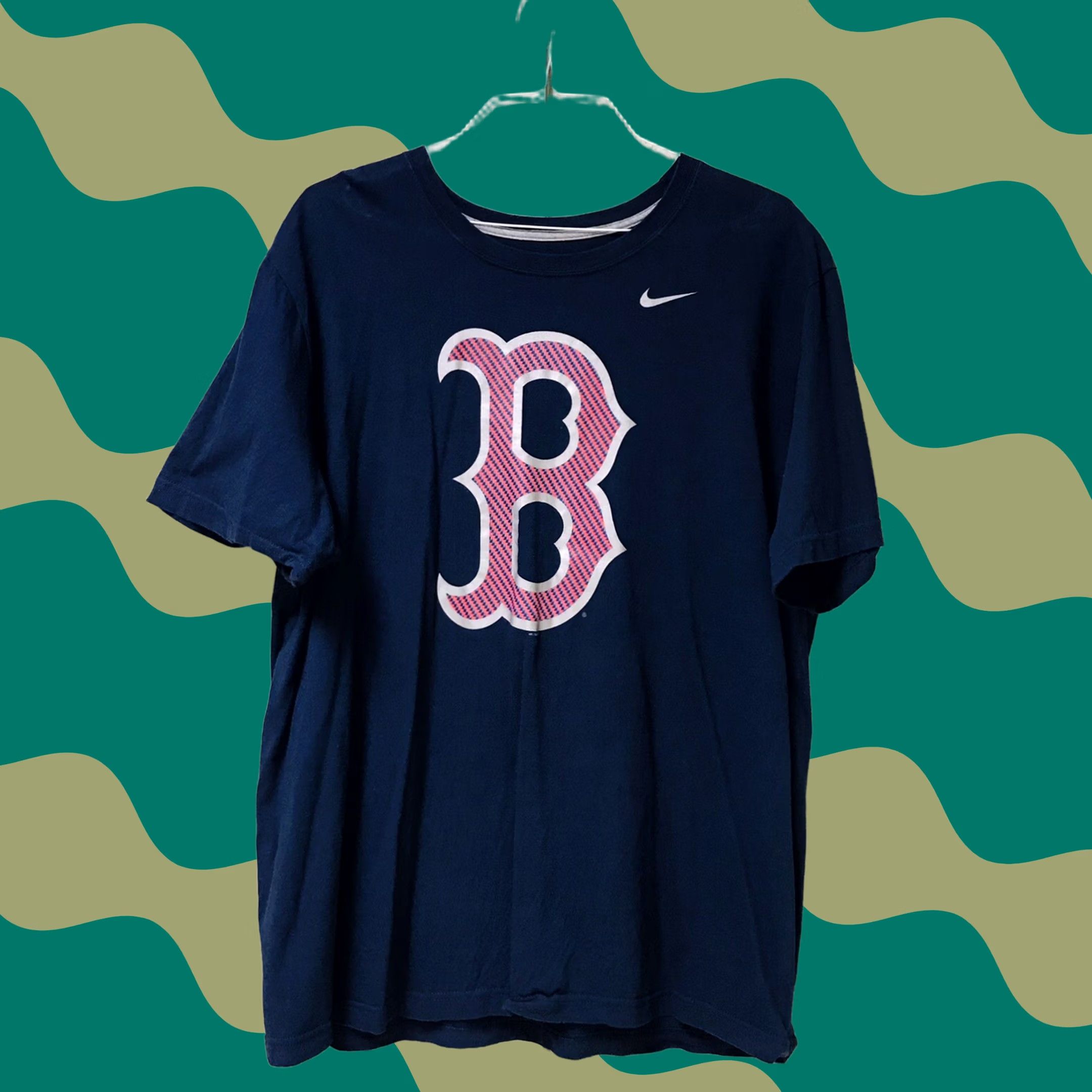 Nike Nike Men T-Shirt Baseball MLB Graphic Short Sleeve Crewneck 2XL Dark Blue Boston Red Sox Shirts Mens Size US XXL / EU 58 / 5 - 1 Thumbnail