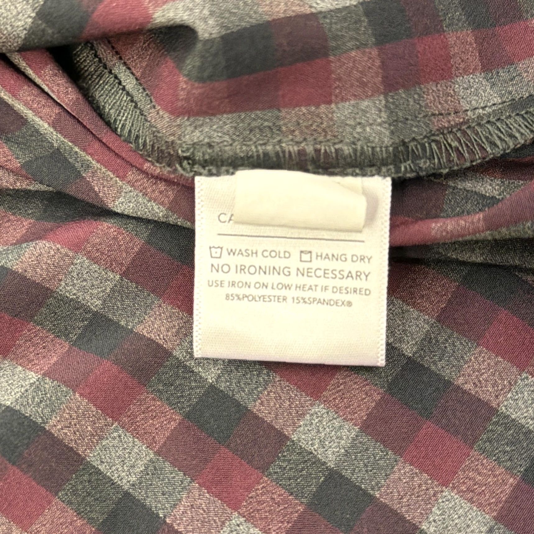 Mizzen+Main Mizzen+Main Leeward Shirt Mens 2XL Dress Slim Plaid Red Gray Size 48R - 4 Thumbnail