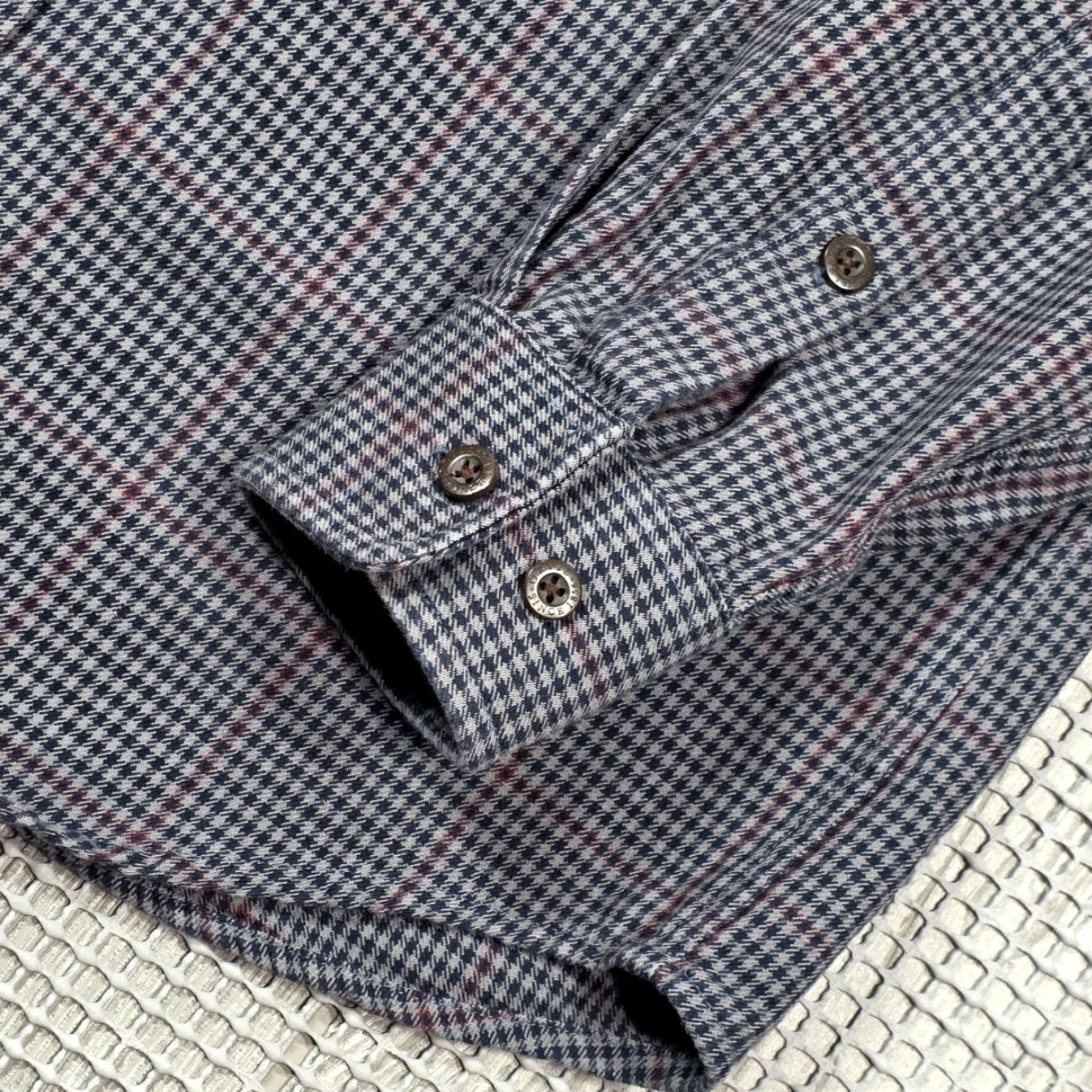 Orvis Orvis Plaid Gray M Flannel Men Long Sleeve Button Up Shirt Houndstooth Twill Size US M / EU 48-50 / 2 - 4 Thumbnail
