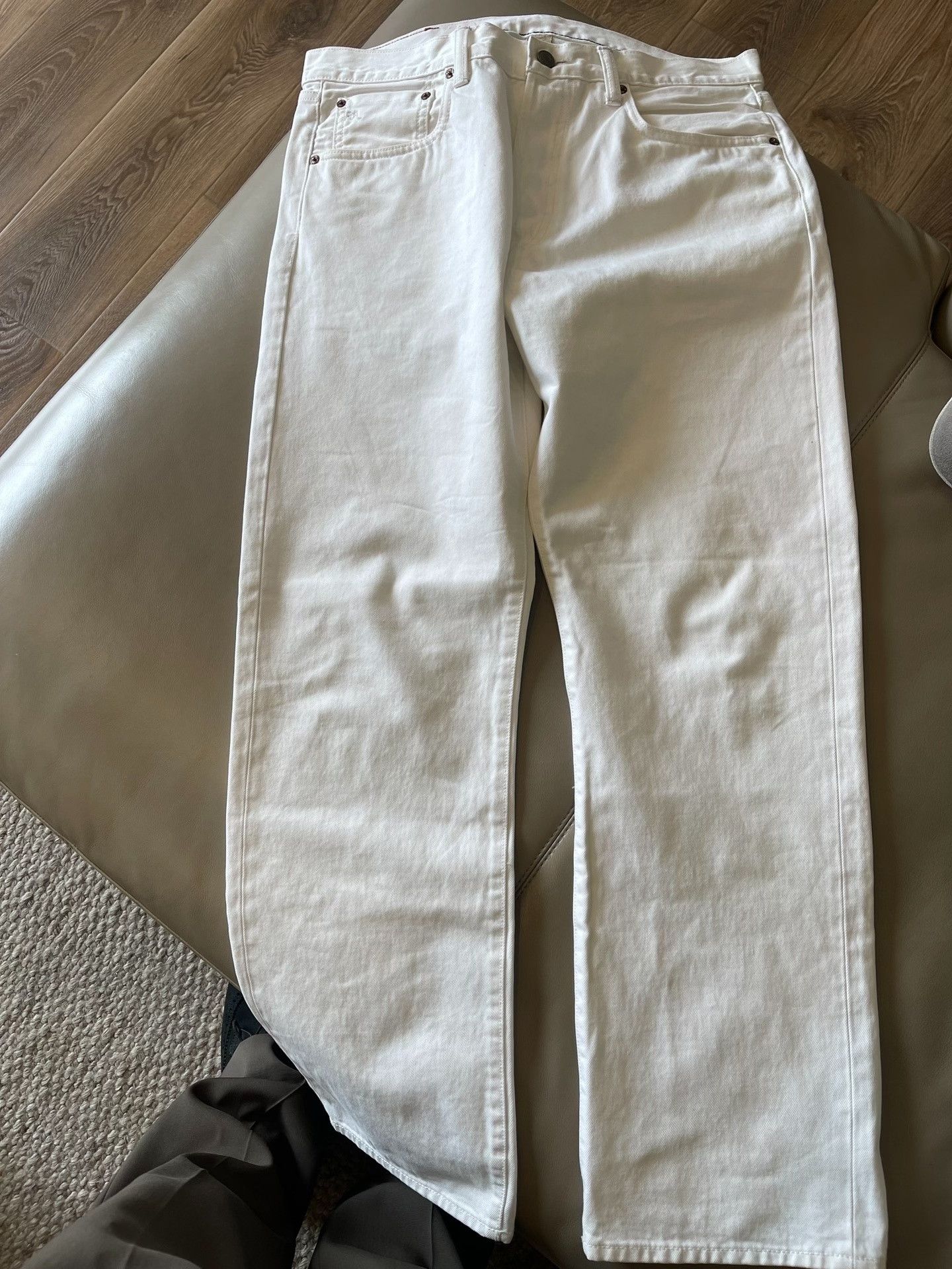 RRL Ralph Lauren RRL Double RL White Jeans Size US 34 / EU 50 - 2 Thumbnail