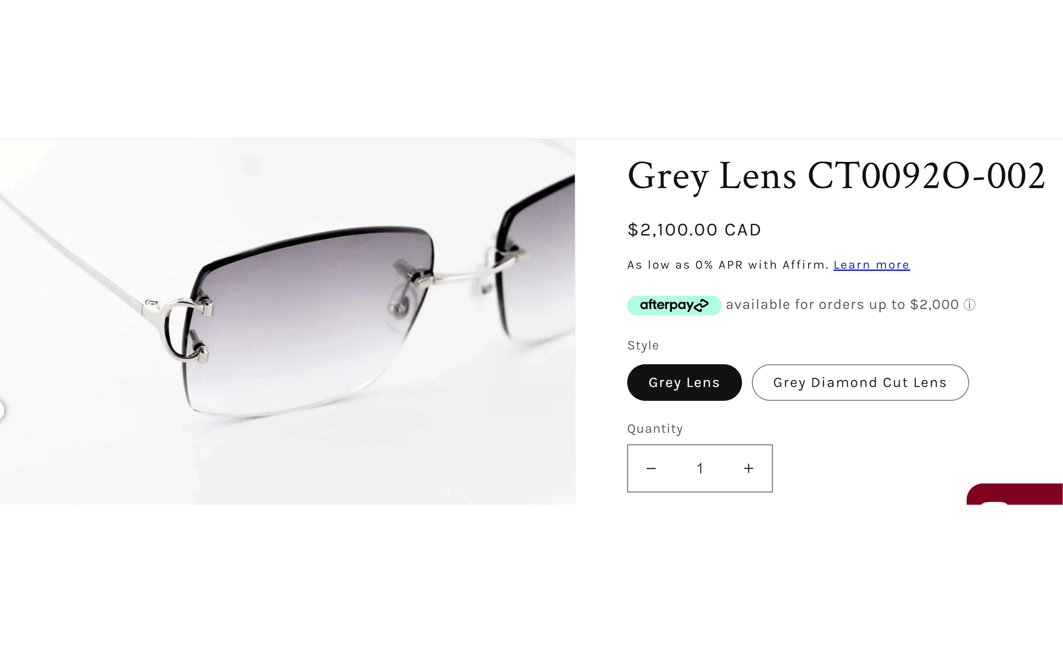 Cartier Cartier Big C Occhiali Silver Sunglasses Size ONE SIZE - 15 Thumbnail