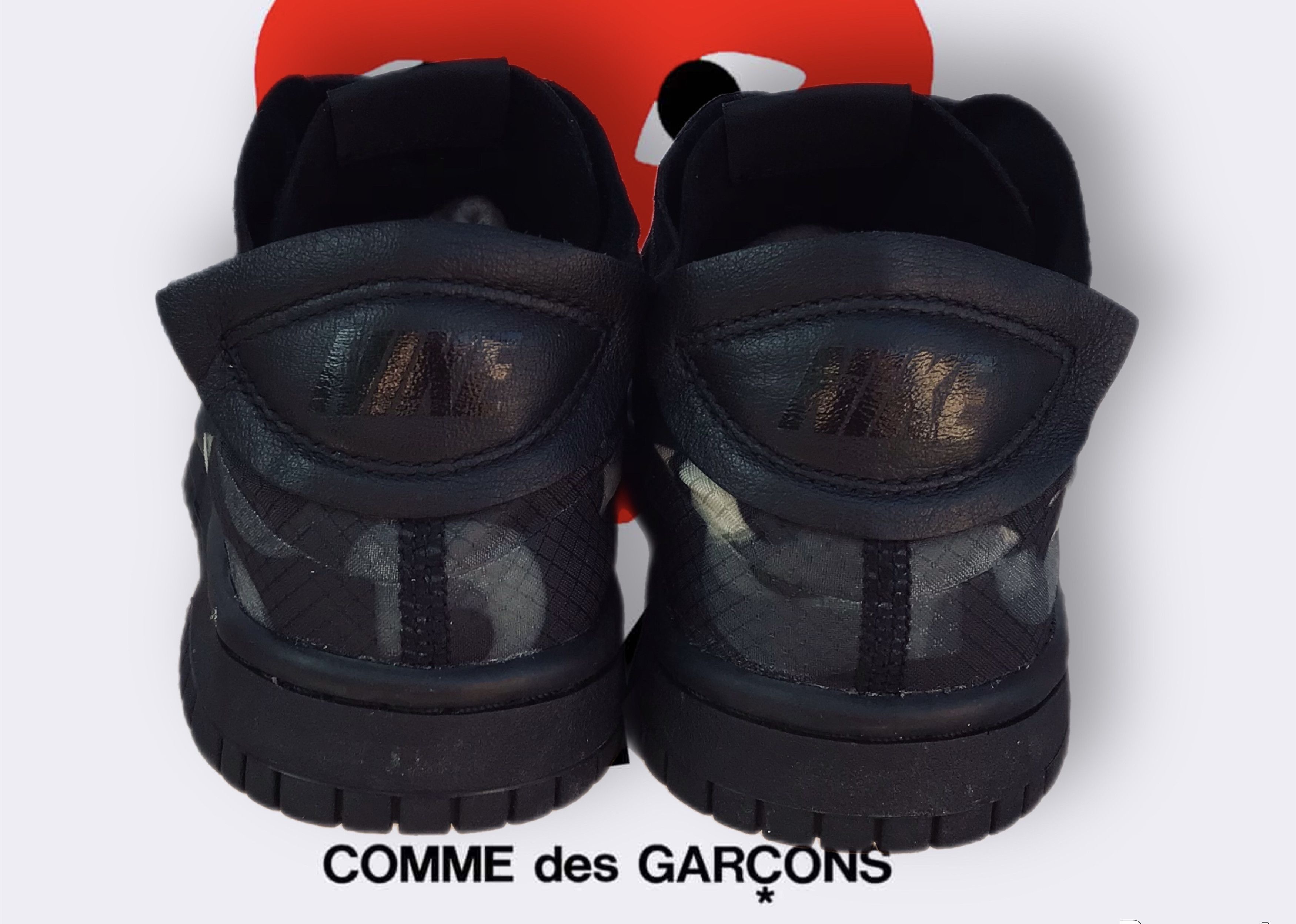 Comme des Garcons × Nike Nike Dunk Low x Comme des Garçons Monogram CZ2675-001 CDG Size US 5 / IT 35 - 5 Thumbnail