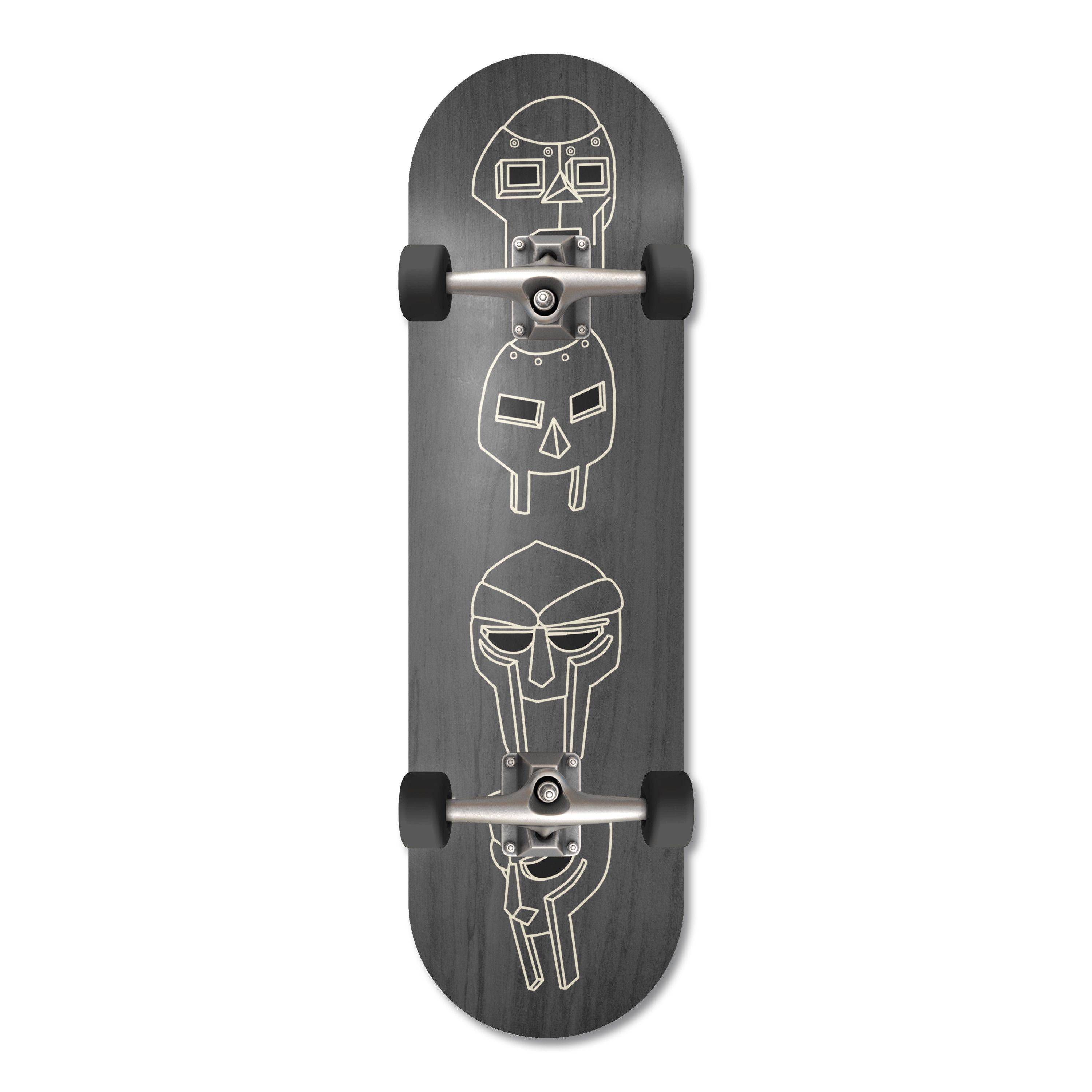 Japanese Brand MF DOOM Mask Mini Deck Size ONE SIZE - 2 Thumbnail