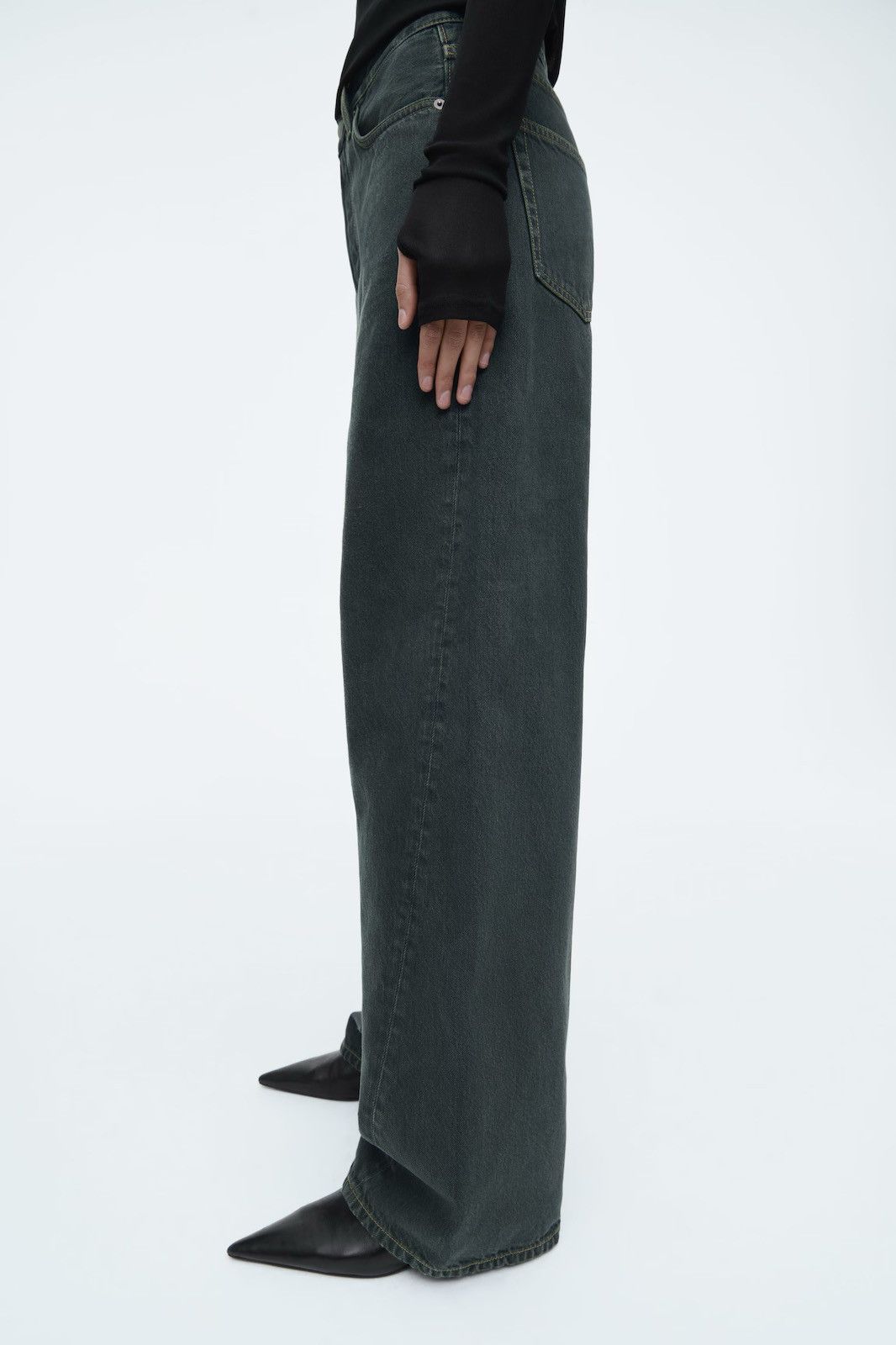 Cos × Designer × Vintage COS FACADE STRAIGHT DENIM Size 28" / US 6 / IT 42 - 2 Thumbnail