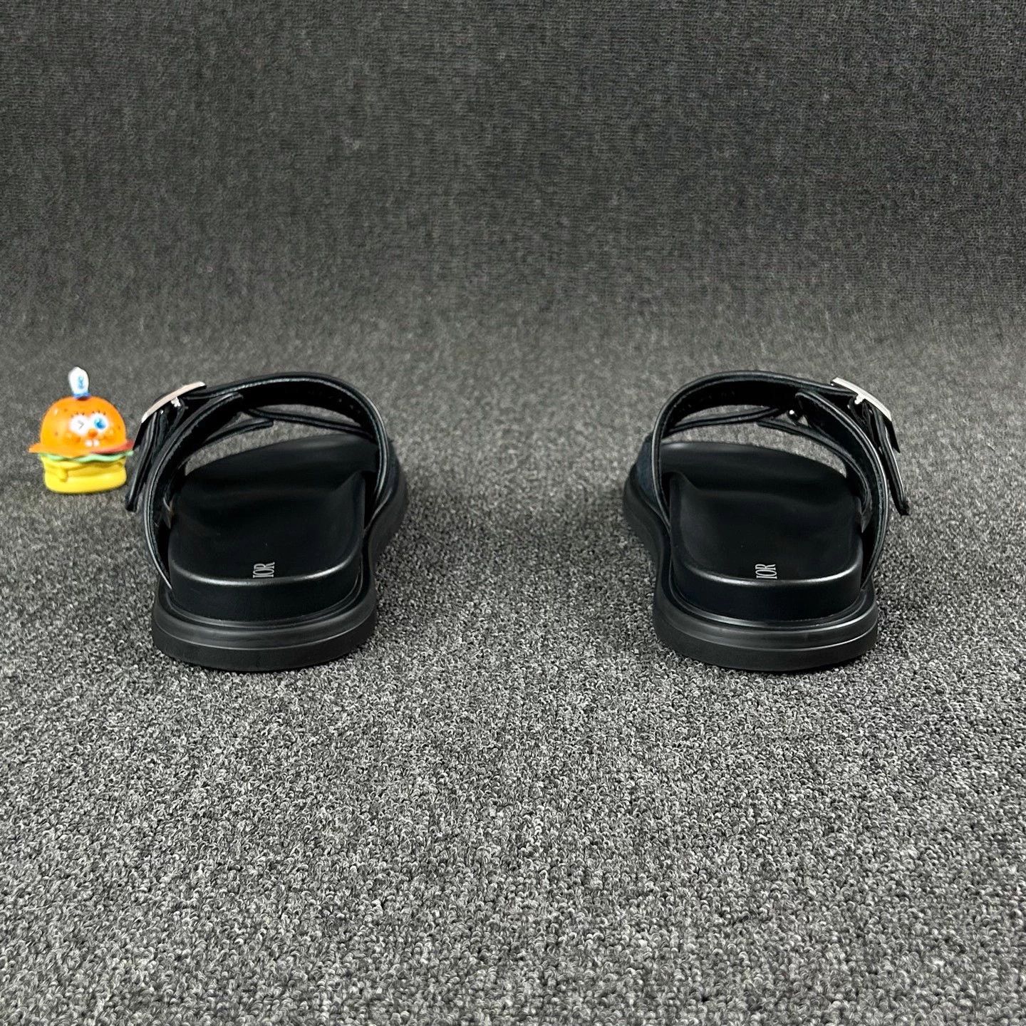 Dior Dior Black Oblique Strap Slippers 43 Size US 10 / EU 43 - 5 Thumbnail