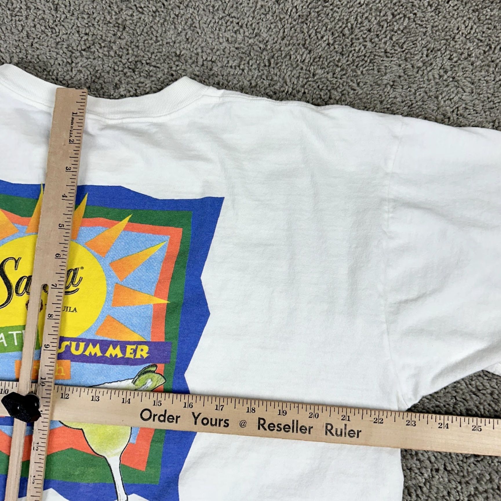 Fruit Of The Loom VTG Sauza Tequila Shirt Mens XL Celebrate Summer Margarita Graphic Advertising Shirt Size US XL / EU 56 / 4 - 6 Thumbnail