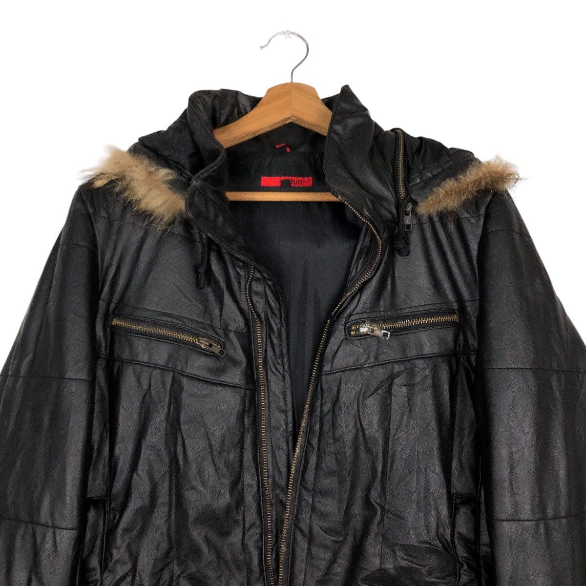 Issey Miyake 🔥Vintage Biker Soft Leather Jacket Jun Japan Made Size US M / EU 48-50 / 2 - 3 Thumbnail