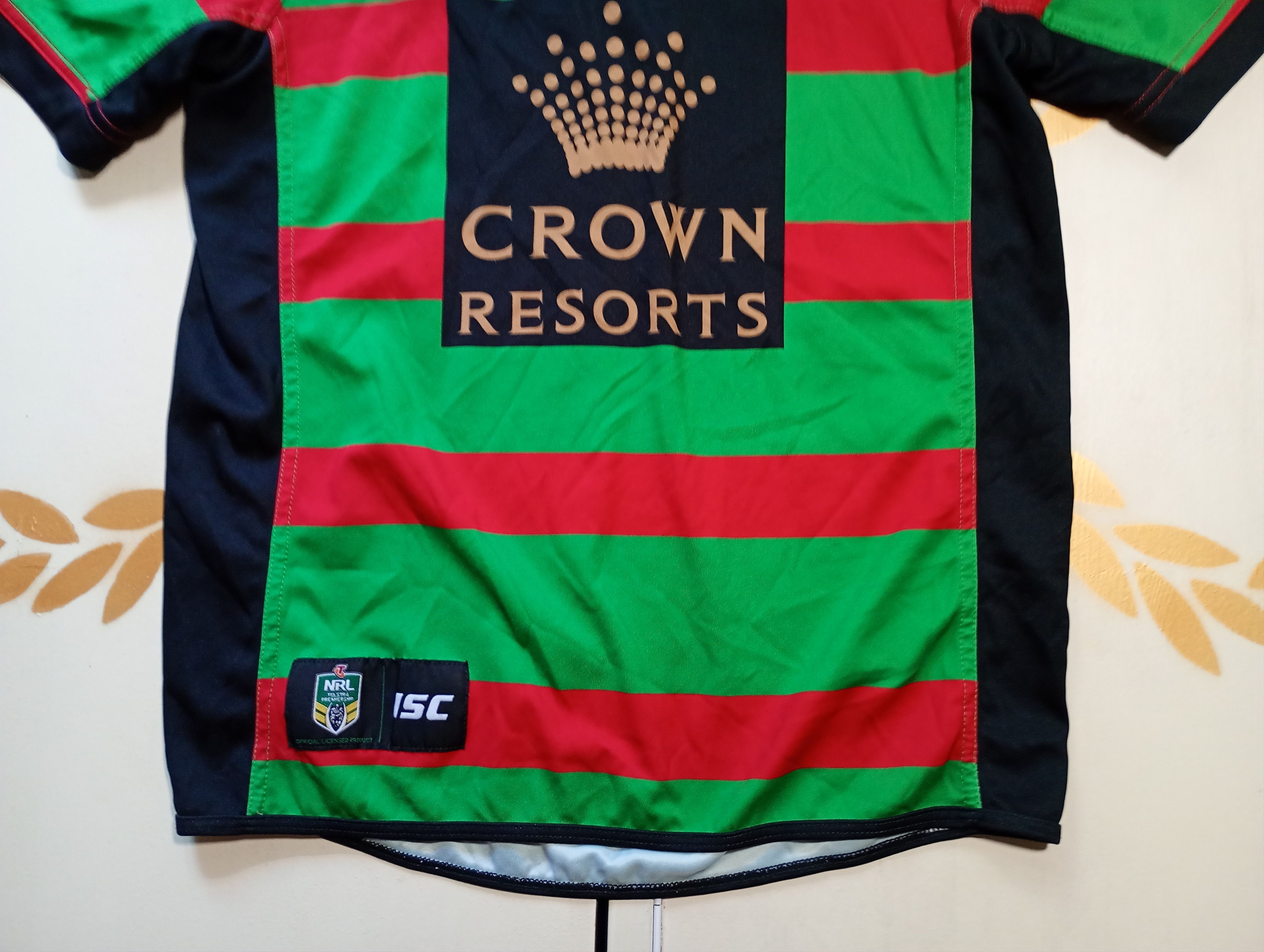 Vintage ISC NRL South Sydney Rabbitohs Rugby Shirt 2016 Size US M / EU 48-50 / 2 - 3 Thumbnail
