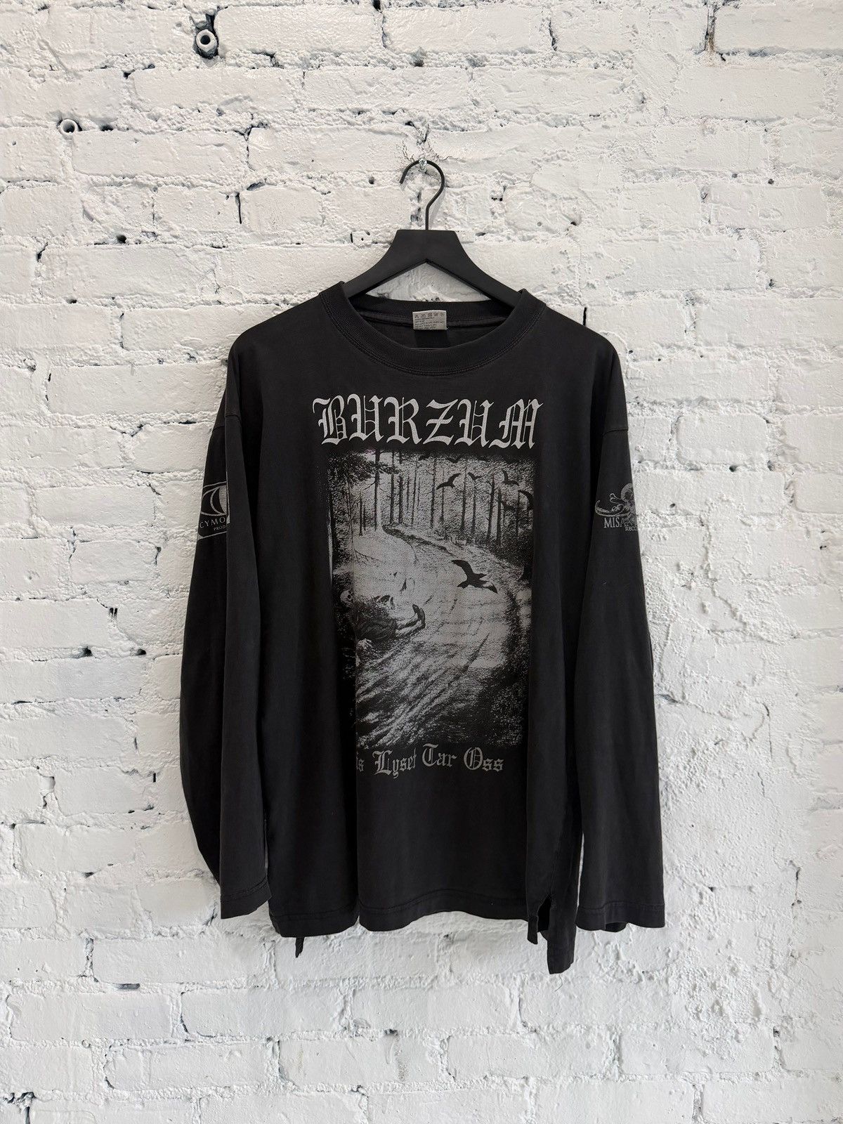Vintage 1994 BURZUM ‘HVIS LYSET TAR OSS’ L/S Size US XL / EU 56 / 4 - 1 Thumbnail