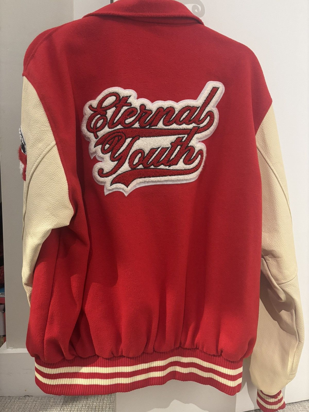 Other 0275 Red Eternal Youth Bomber Jacket Size US XL / EU 56 / 4 - 3 Thumbnail