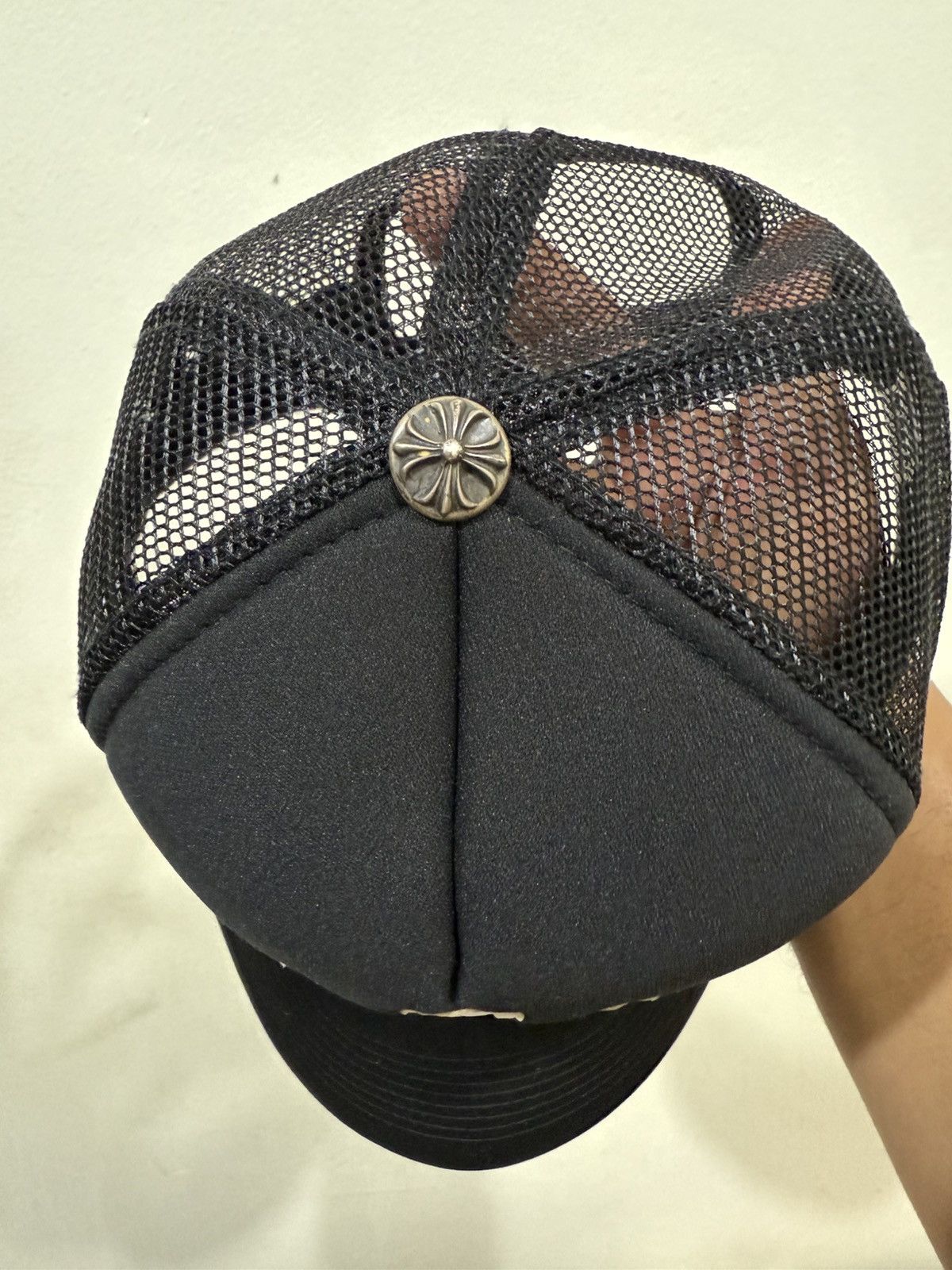 Chrome Hearts Vintage Chrome Hearts Cross Trucker Hat Size ONE SIZE - 4 Thumbnail