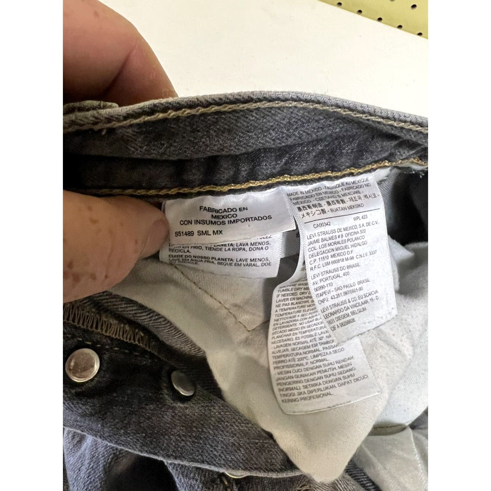 Levi's VINTAGE Levi's 501 XX Jeans – Denim, Gray, Slim, Regular, 33x32, Distressed, Straight, Men's Jeans Size US 33 - 6 Thumbnail