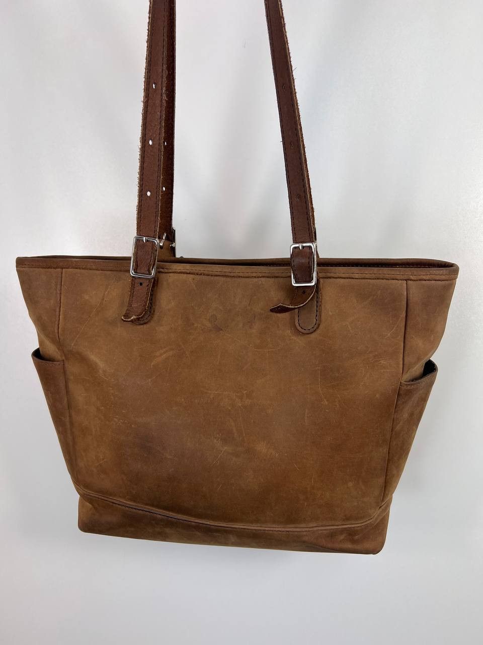 Harley Davidson Harley-Davidson Leather Tote Shoulder Bag Shopper Genuine Size ONE SIZE - 8 Thumbnail