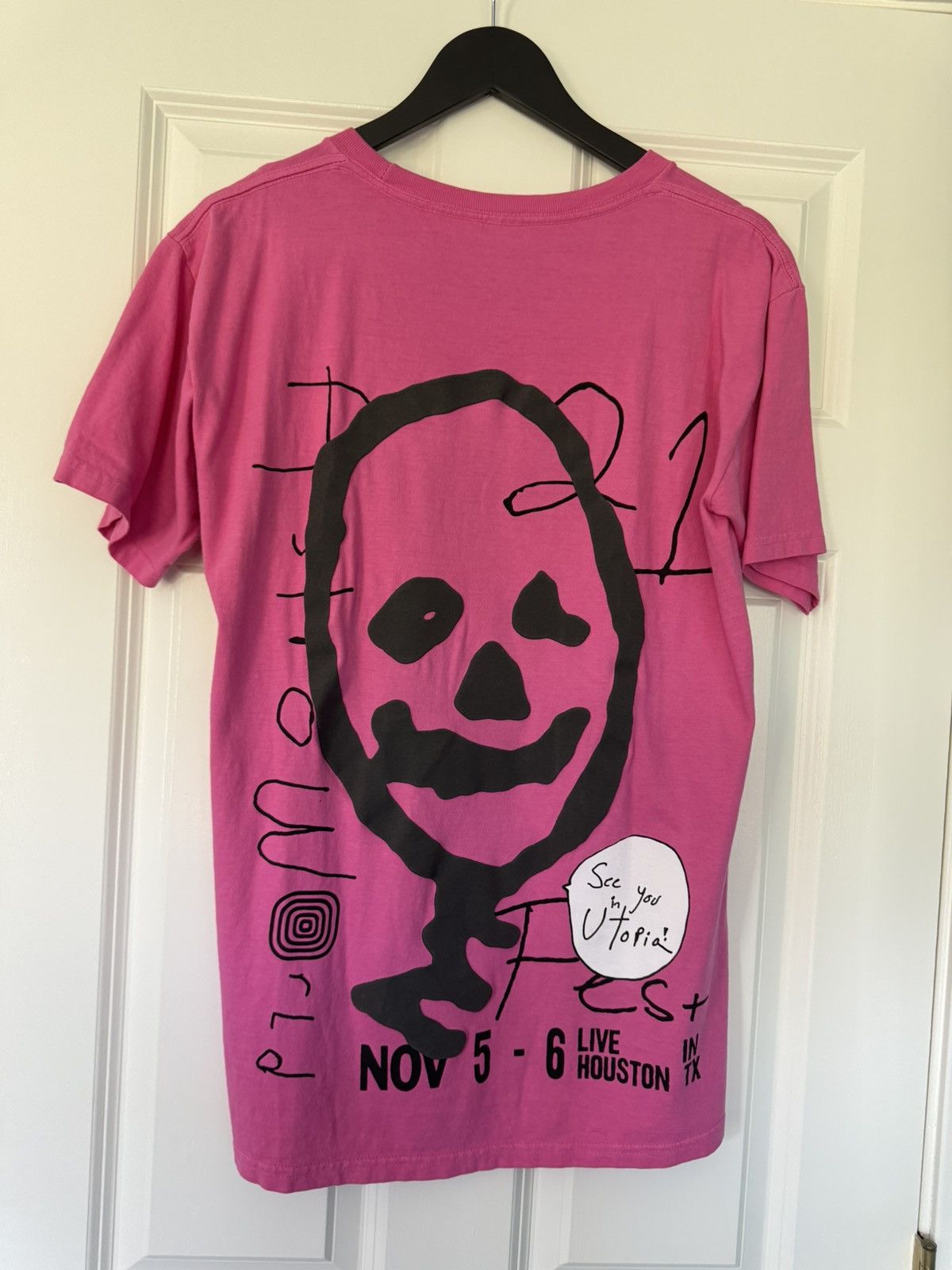 Travis Scott Cactus Jack Travis Scott Astro World Tour T Shirt Utopia Size US M / EU 48-50 / 2 - 3 Thumbnail