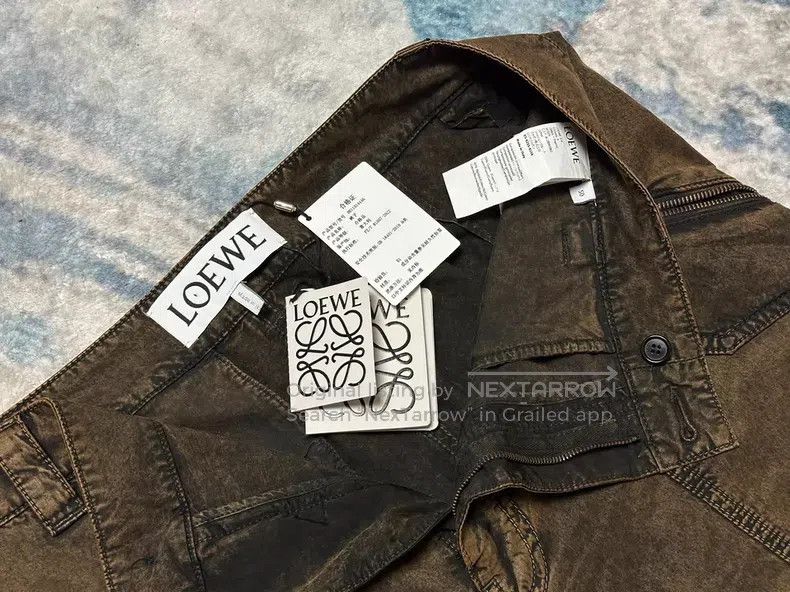 Loewe Loewe Loose-fit tapered pants with zip pockets, adjustable Size US 34 / EU 50 - 5 Thumbnail