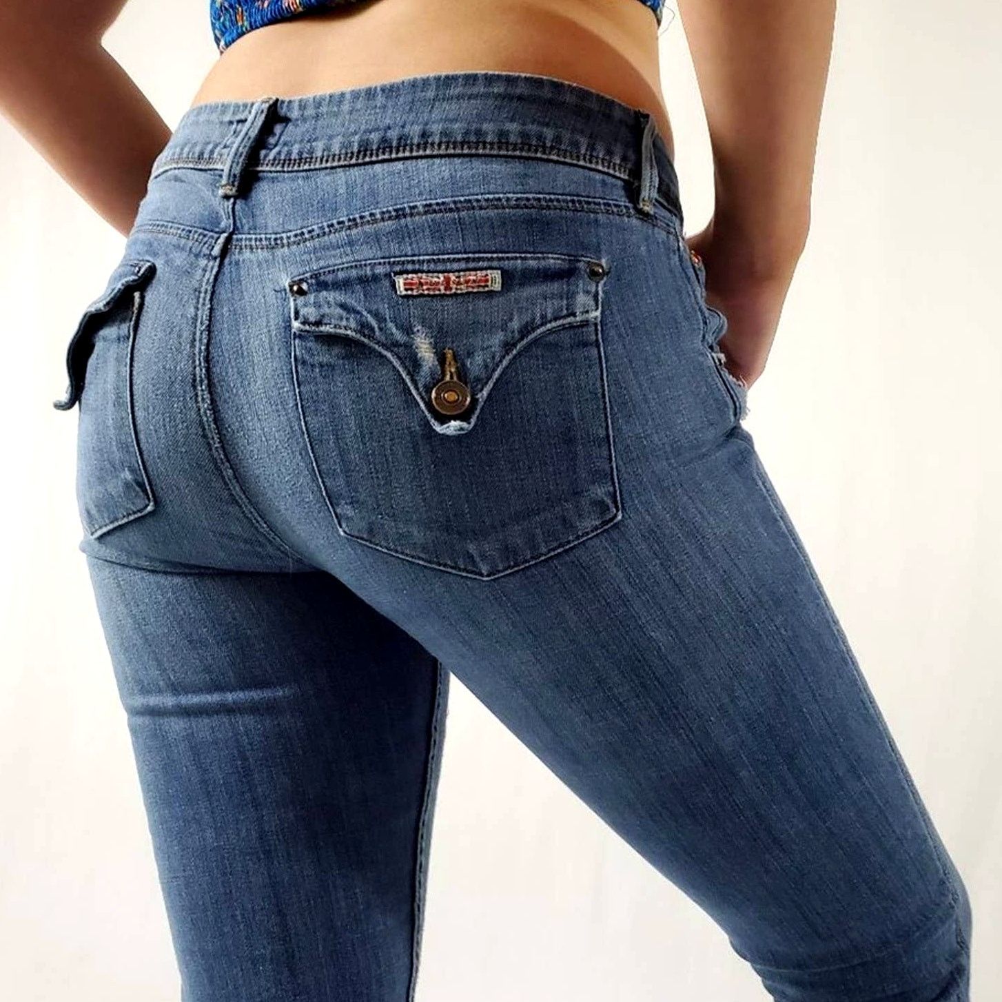 Hudson Vintage Y2K Hudson Napo Collin Flap Low Rise Jeans - 29 Size 29" - 1 Thumbnail