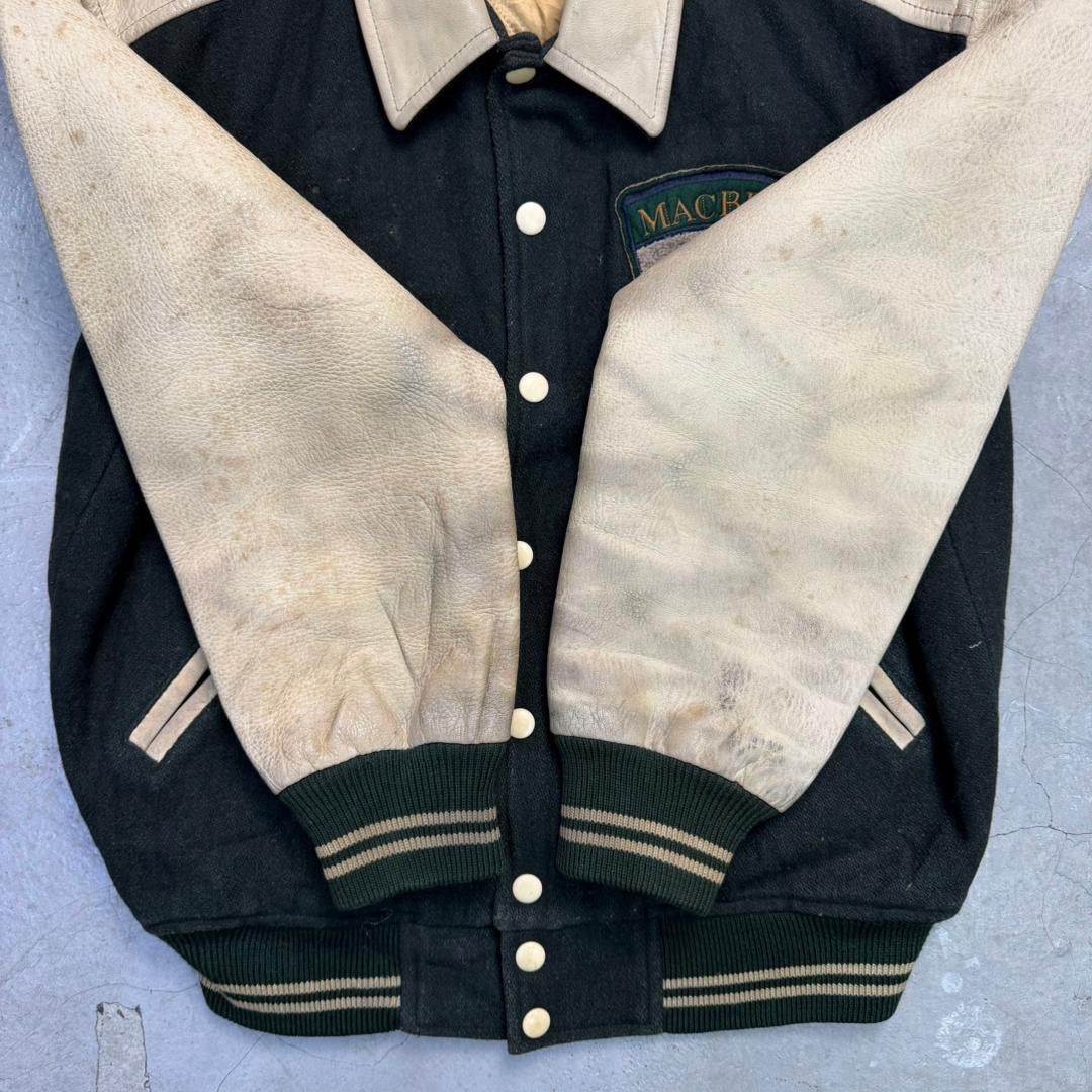 Macbeth VINTAGE STADIUM FROM MACBETH LEATHER VARSITY JACKET Size US M / EU 48-50 / 2 - 8 Thumbnail