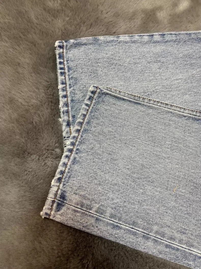 Celine CELINE Washed Blue Straight Carrot Denim Pants i Size US 30 / EU 46 - 7 Thumbnail