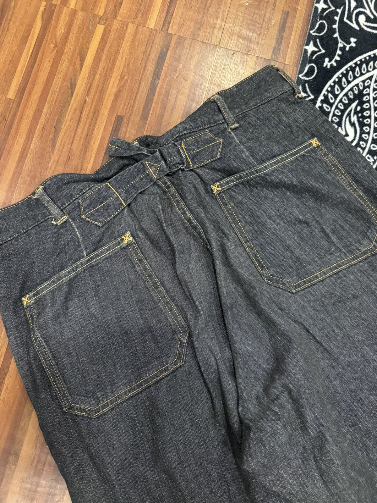 Y's × Y's for Men × Yohji Yamamoto Yohji Yamamoto Y’s Military Pocket Denim Jeans Size US 34 / EU 50 - 3 Thumbnail