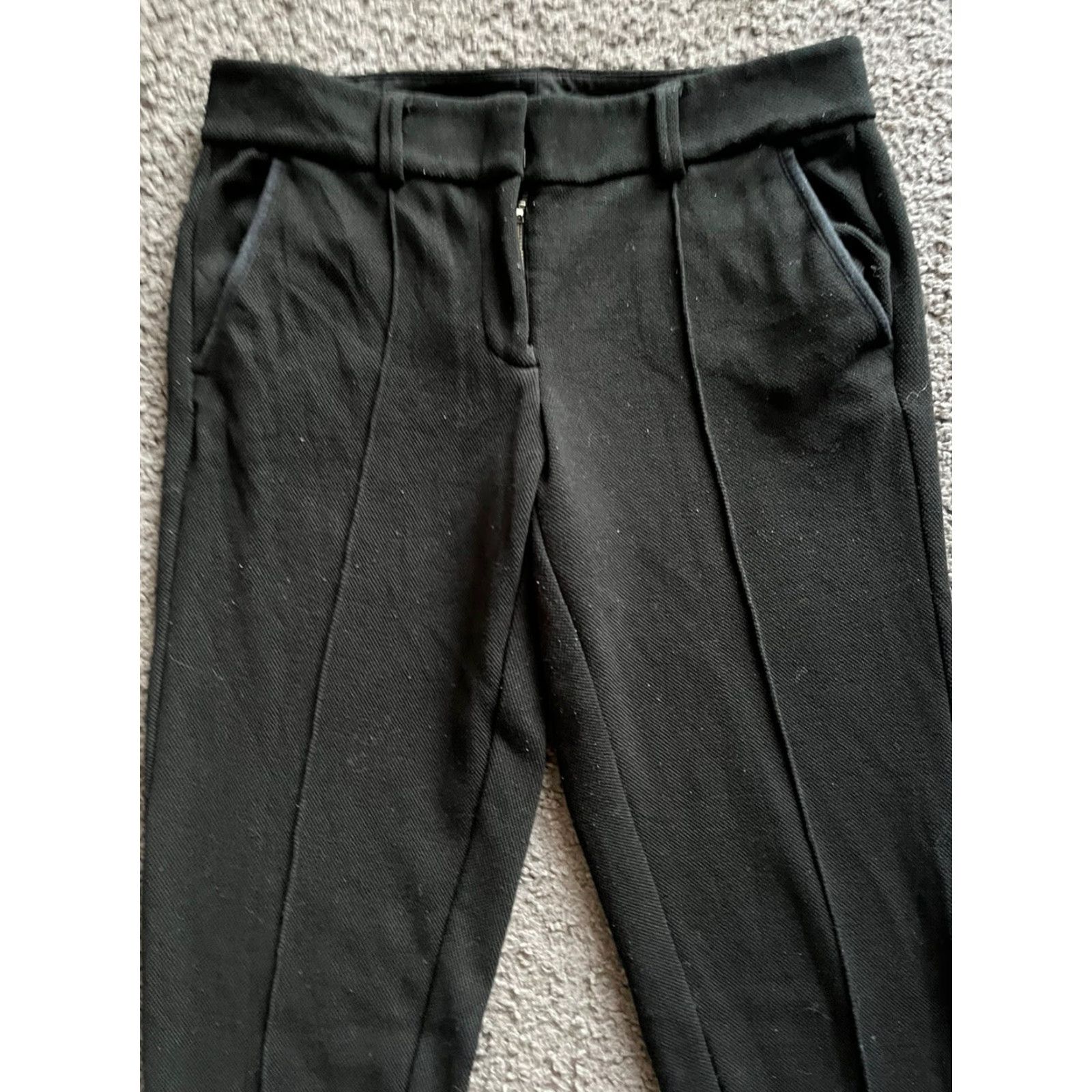 Ann Taylor VINTAGE Ann Taylor Loft High Waist Womens 6 Black Skinny Ankle Pants Stretch Adult Regular 6 Black Skinny Ankle Pants City Modern Classic 90s Mens? Size 28" / US 6 / IT 42 - 2 Thumbnail