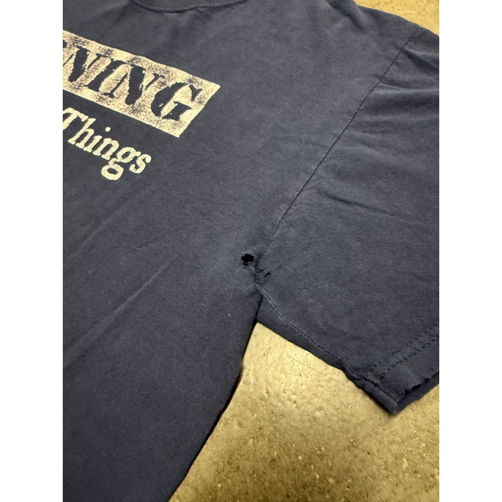 Vintage Vintage Y2k "I Do Dumb Things" Distressed T-Shirt Size US L / EU 52-54 / 3 - 3 Thumbnail