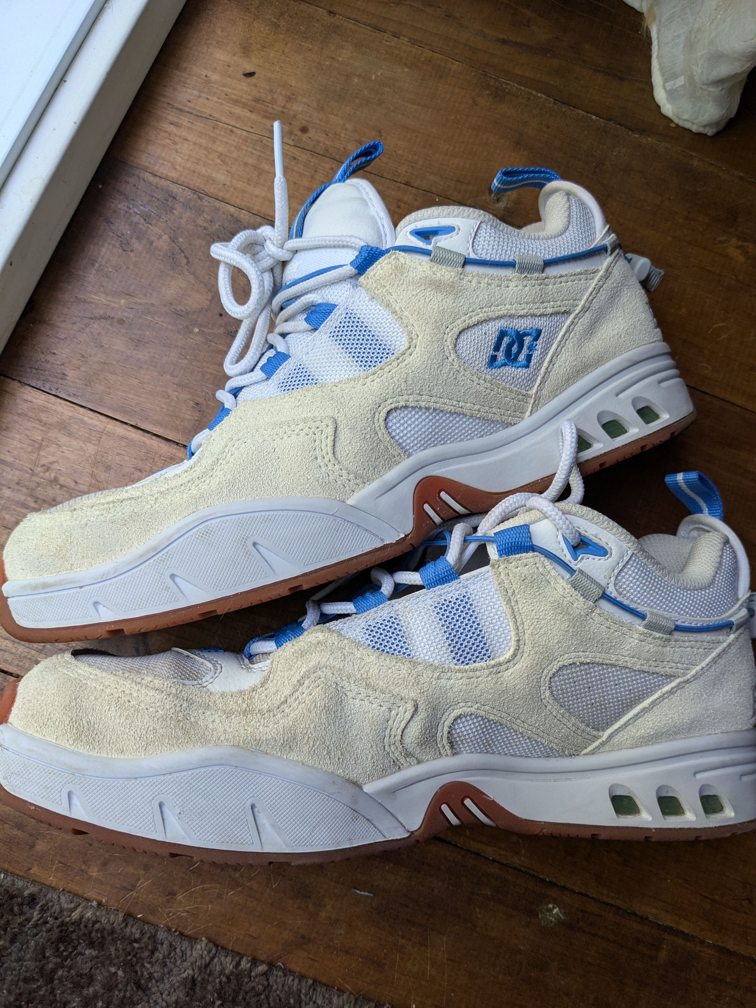 Butter Goods × DC DC x Butter Goods white and blue skate shoe Size US 11.5 / EU 44-45 - 1 Thumbnail