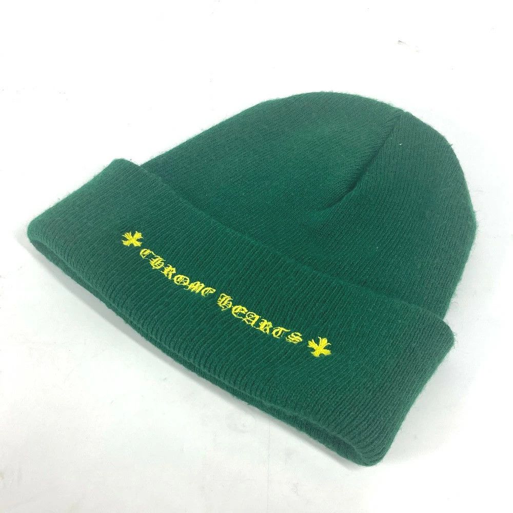 Chrome Hearts CHROME HEARTS Matty Boy Beanie/ Knit Cap Green Size ONE SIZE - 6 Thumbnail