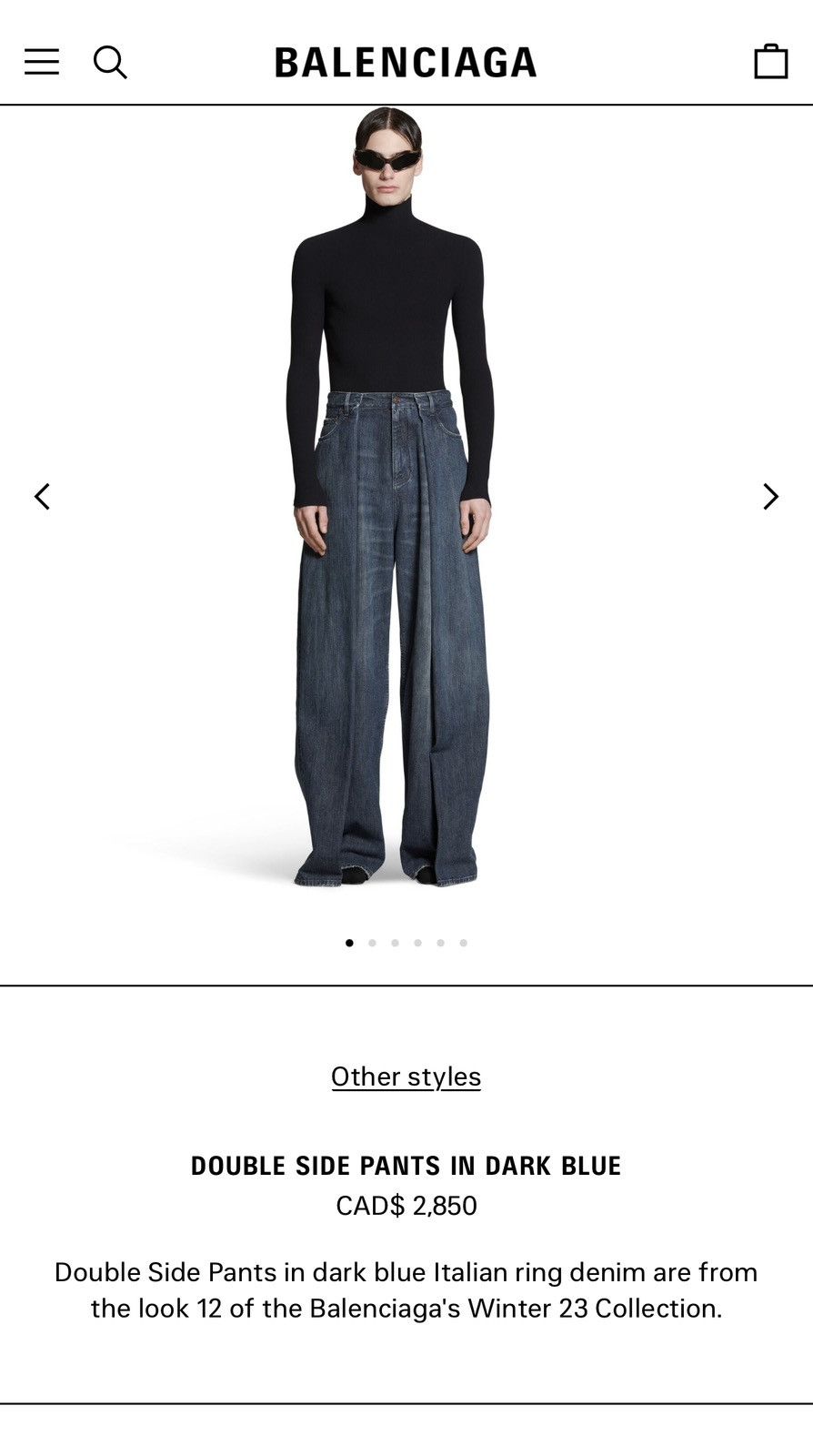 Balenciaga Balenciaga Double Side Pants Size US 32 / EU 48 - 6 Thumbnail