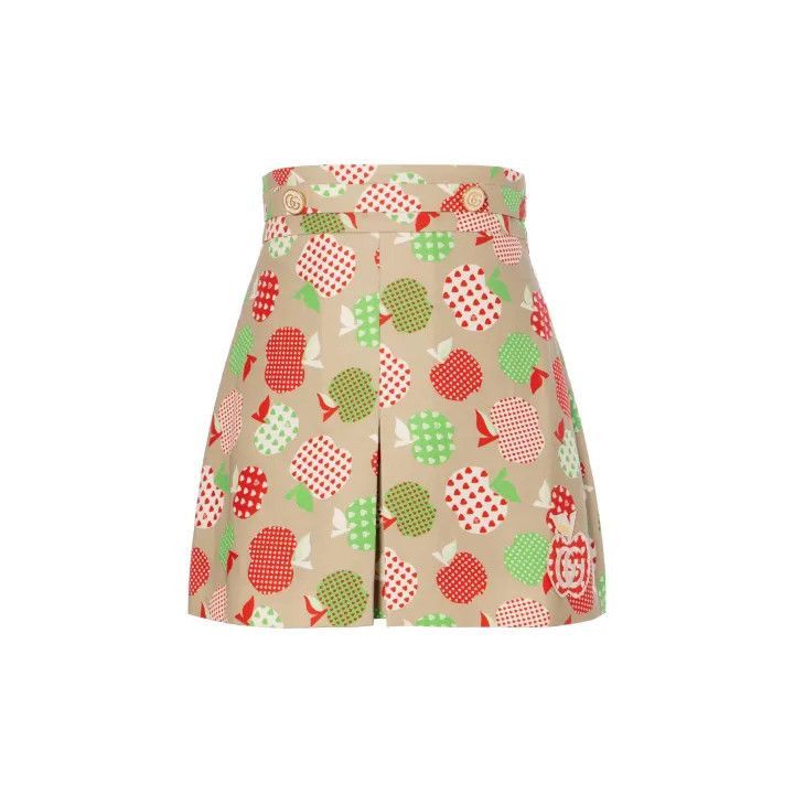 Gucci Gucci Apple Pattern Short Casual Skirt-2507 Size 37" - 7 Thumbnail